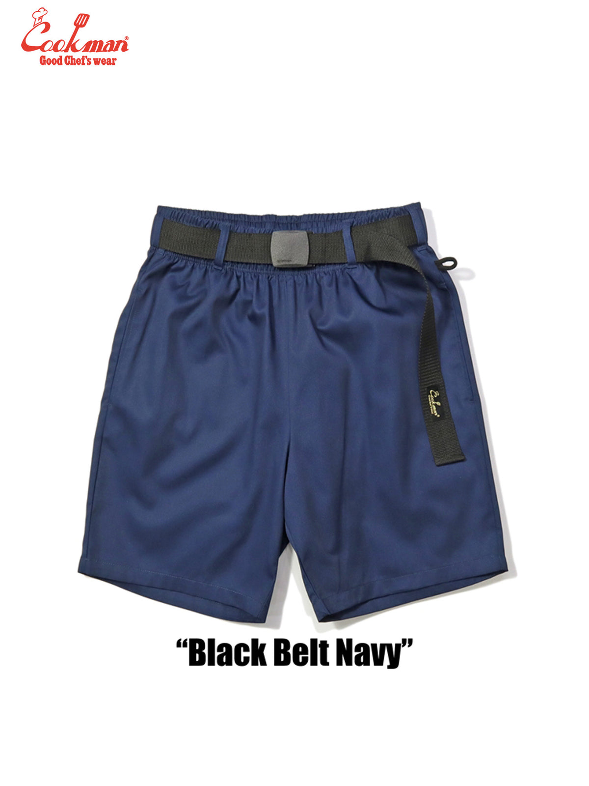 Chef Short Pants - Black Belt : Navy