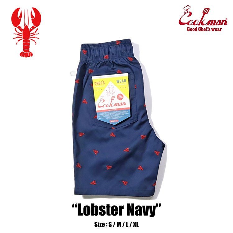 Cookman Chef Short Pants Embroidery - Lobster :  Navy
