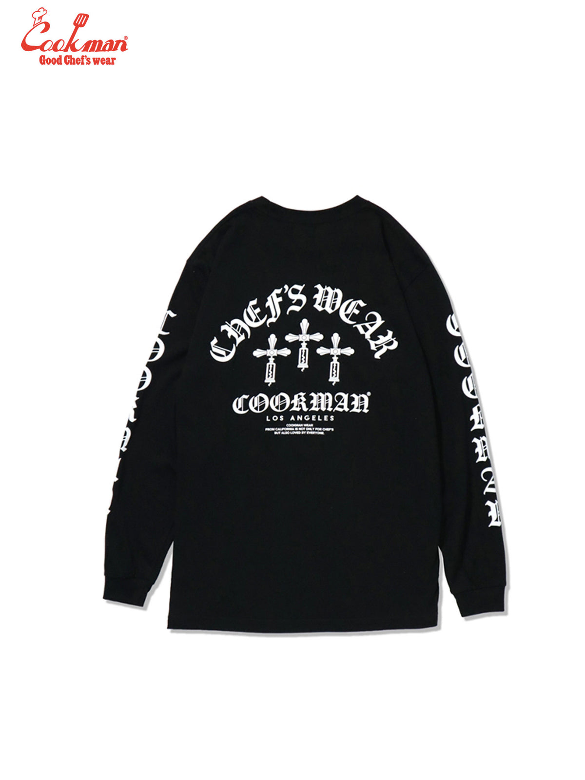 Long Sleeve Tees - Wine Opener : Black