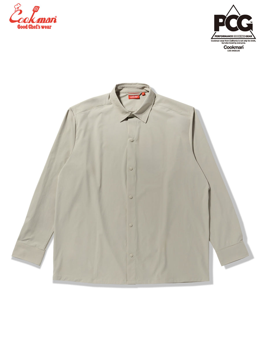Work Shirts Long Sleeve - Beige