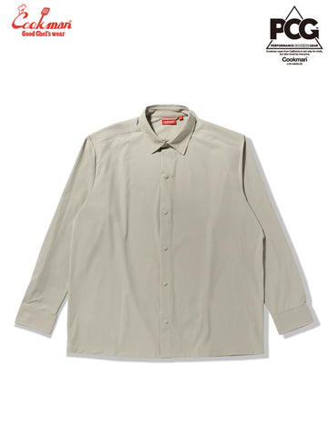 Work Shirts Long Sleeve - Beige