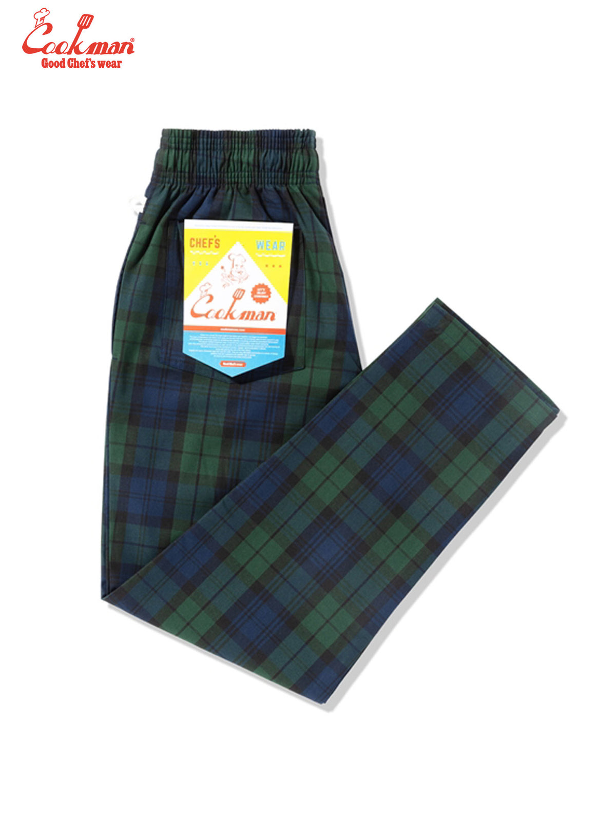 Chef Pants - Woven Black Watch Plaid