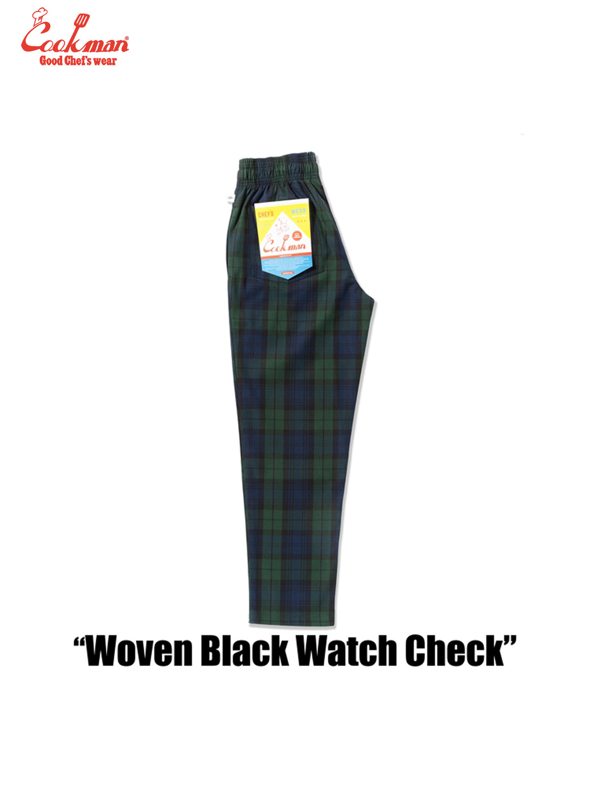 Chef Pants - Woven Black Watch Plaid