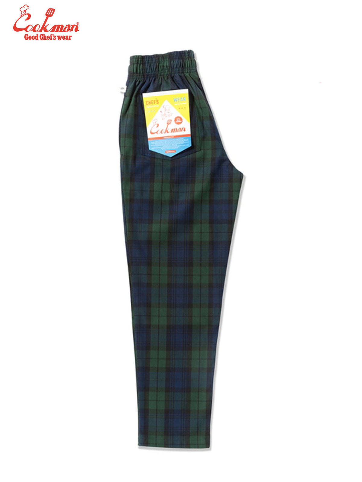 Chef Pants - Woven Black Watch Plaid
