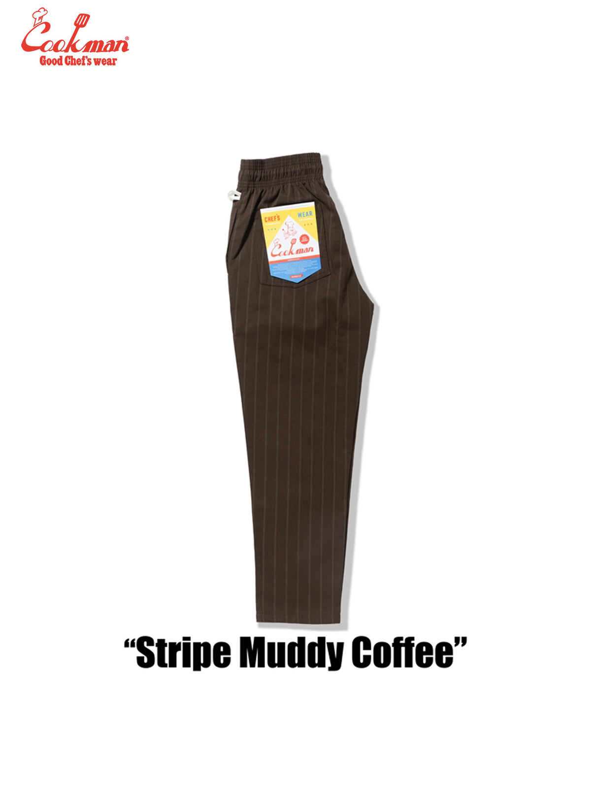 Chef Pants - Stripe Muddy Coffee