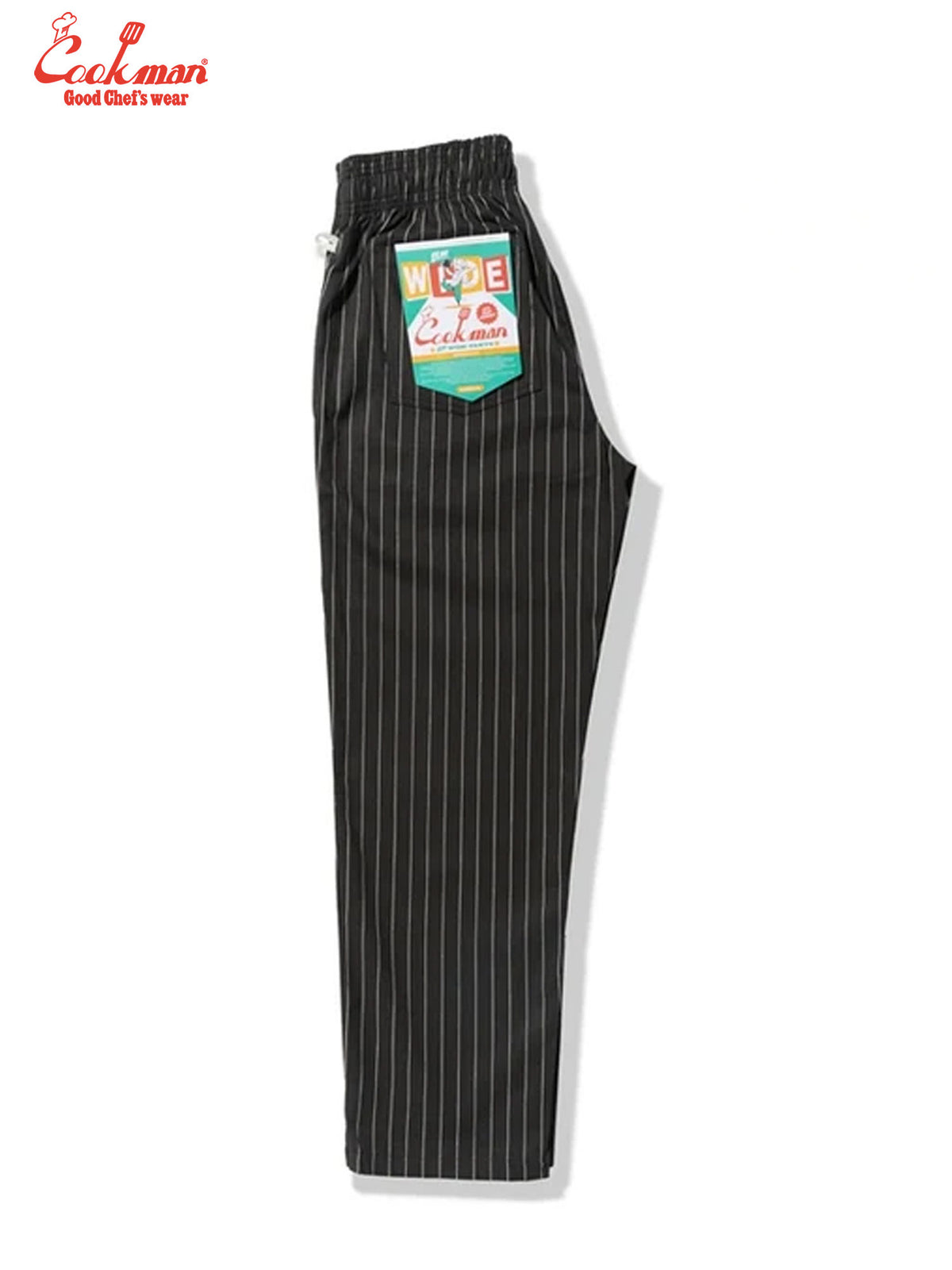 Chef Pants Semiwide -  Herringbone Stripe : Charcoal