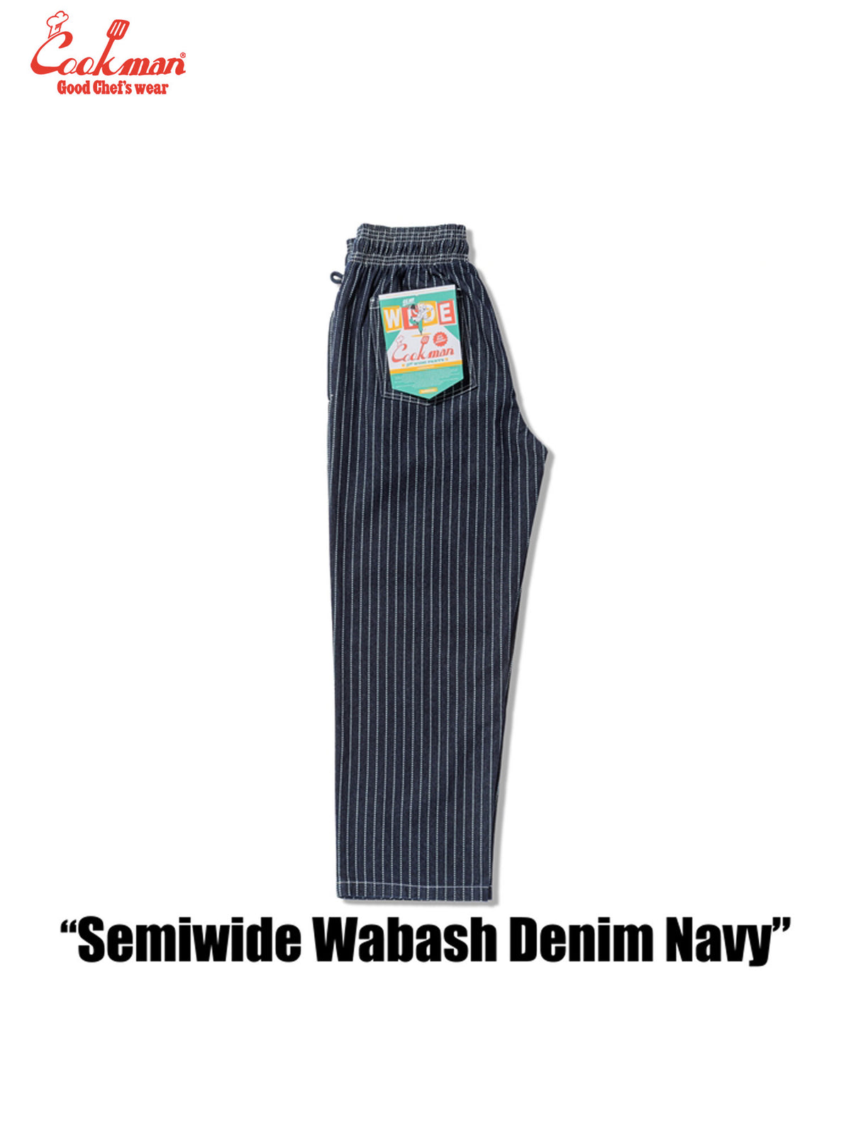 Chef Pants Semiwide -  Wabash Denim : Navy