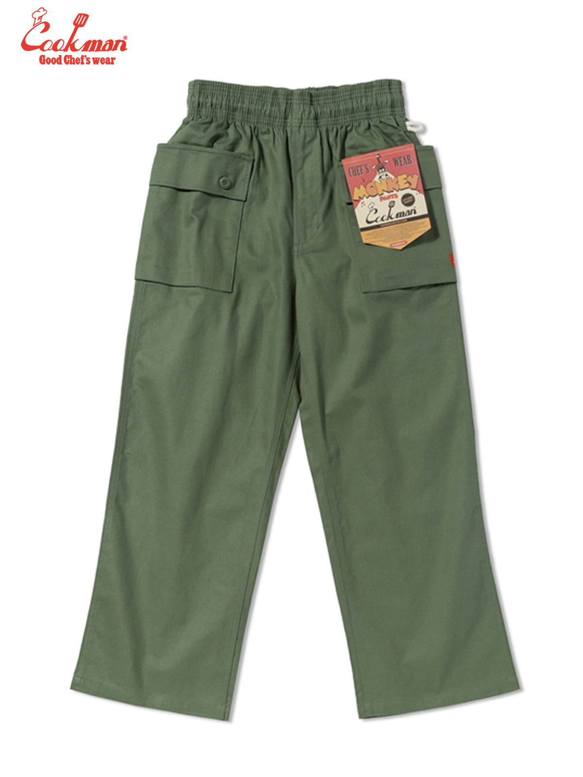 Monkey Pants - Herringbone : Olive