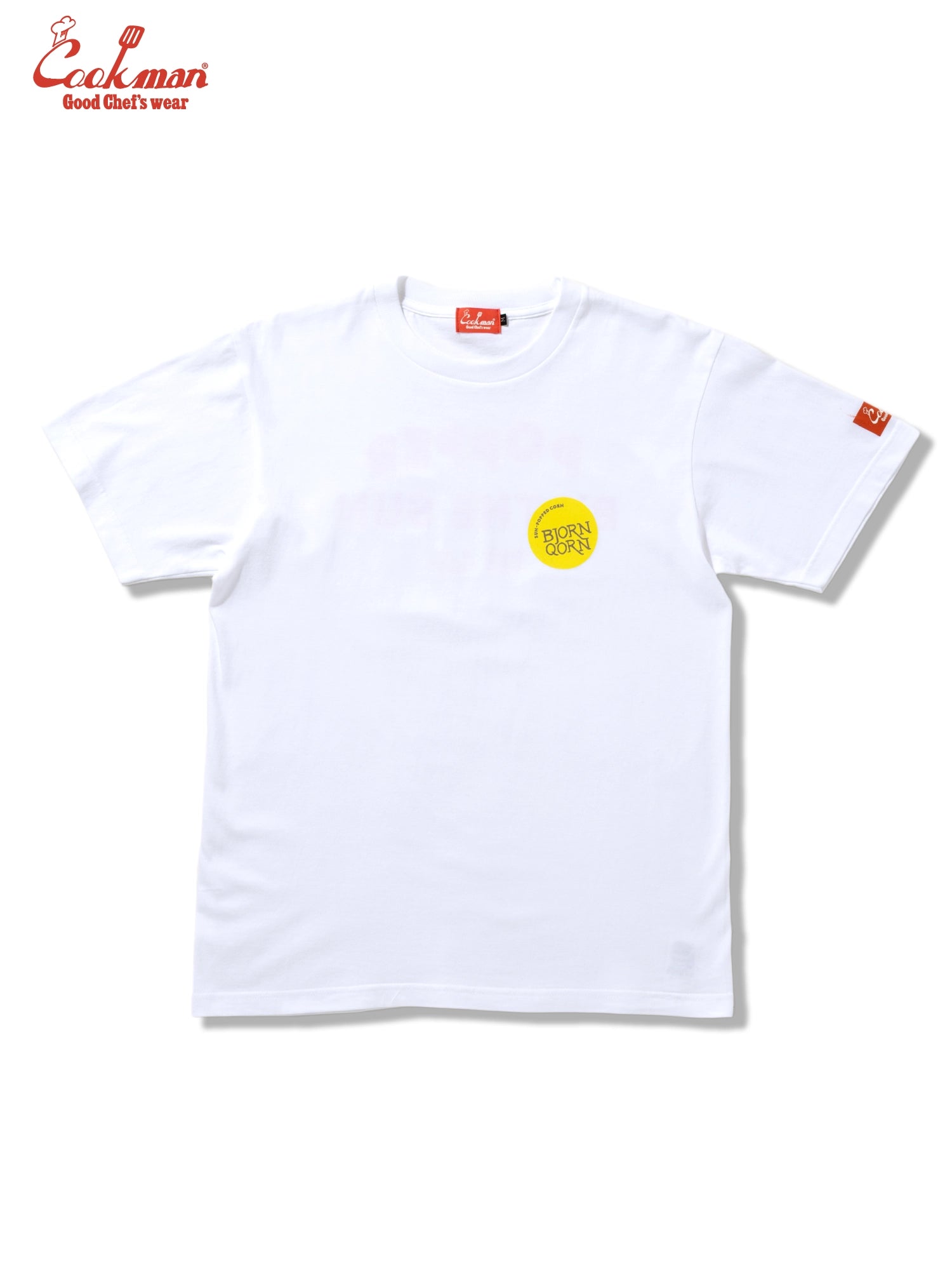 Tees - BjornQorn Popped by The Sun : White