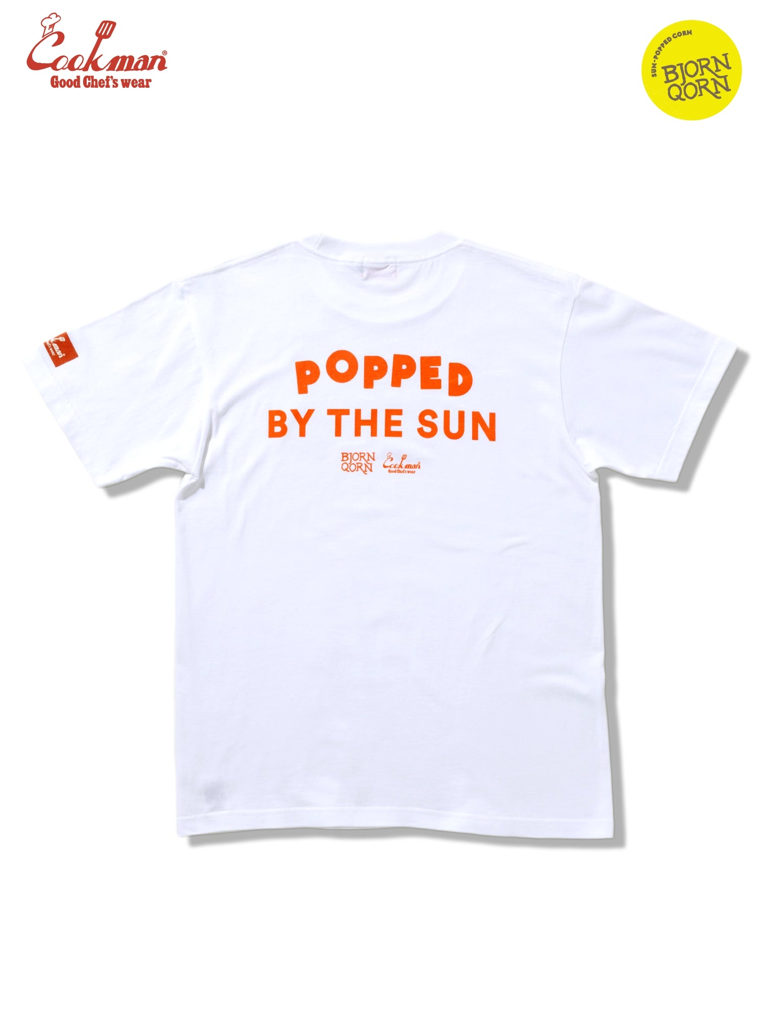 Tees - BjornQorn Popped by The Sun : White