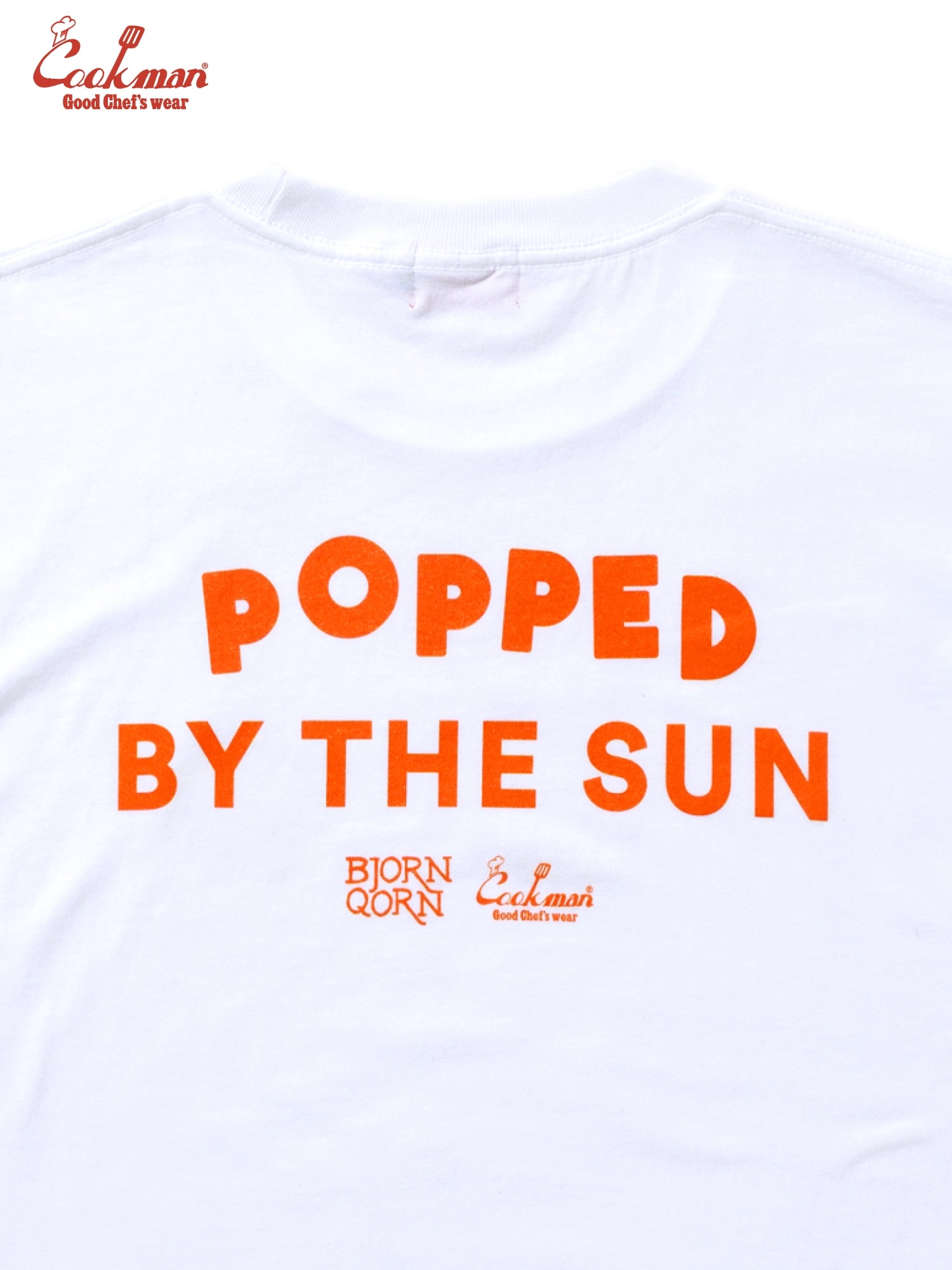 Tees - BjornQorn Popped by The Sun : White