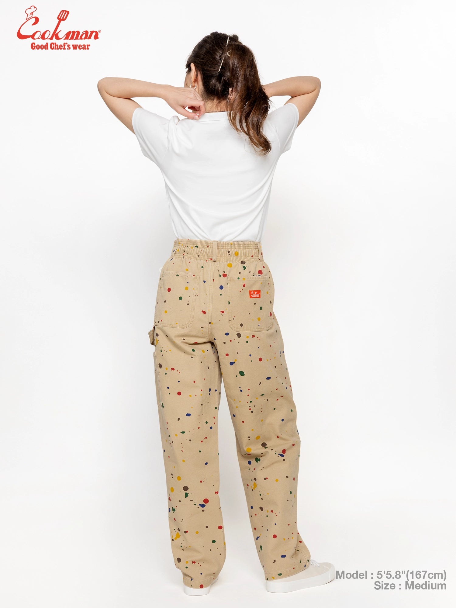 Cookman Carpenter's Pants : Washed duck canvas -  Sauce Splash