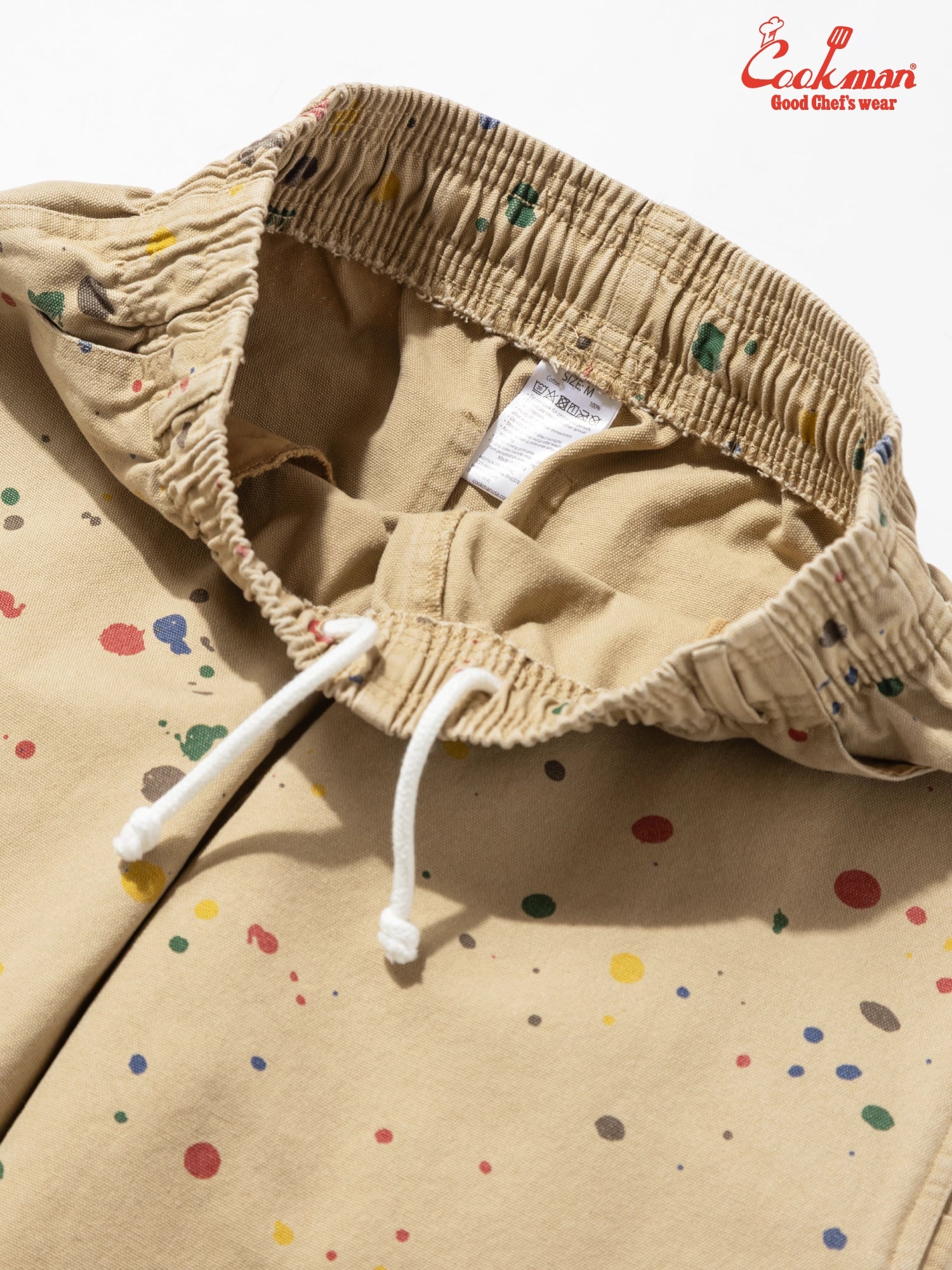 Cookman Carpenter's Pants : Washed duck canvas -  Sauce Splash