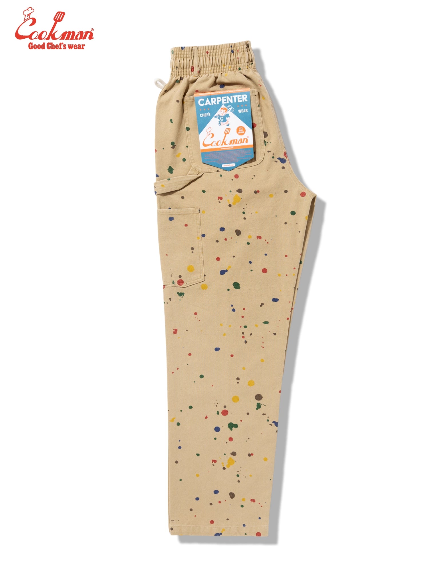 Cookman Carpenter's Pants : Washed duck canvas -  Sauce Splash