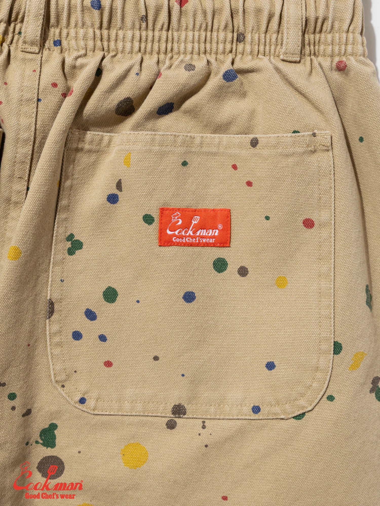 Cookman Carpenter's Pants : Washed duck canvas -  Sauce Splash