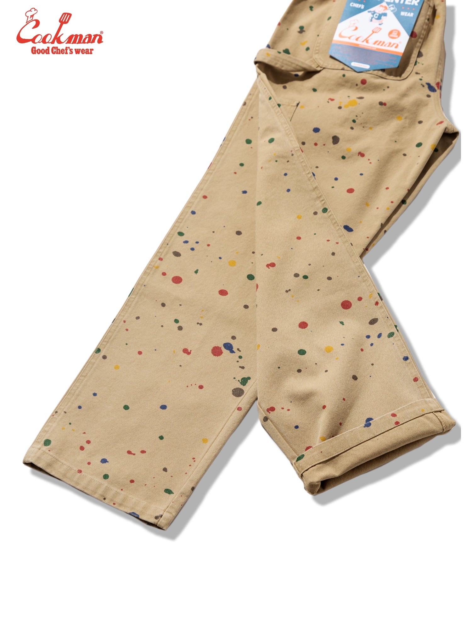 Cookman Carpenter's Pants : Washed duck canvas -  Sauce Splash