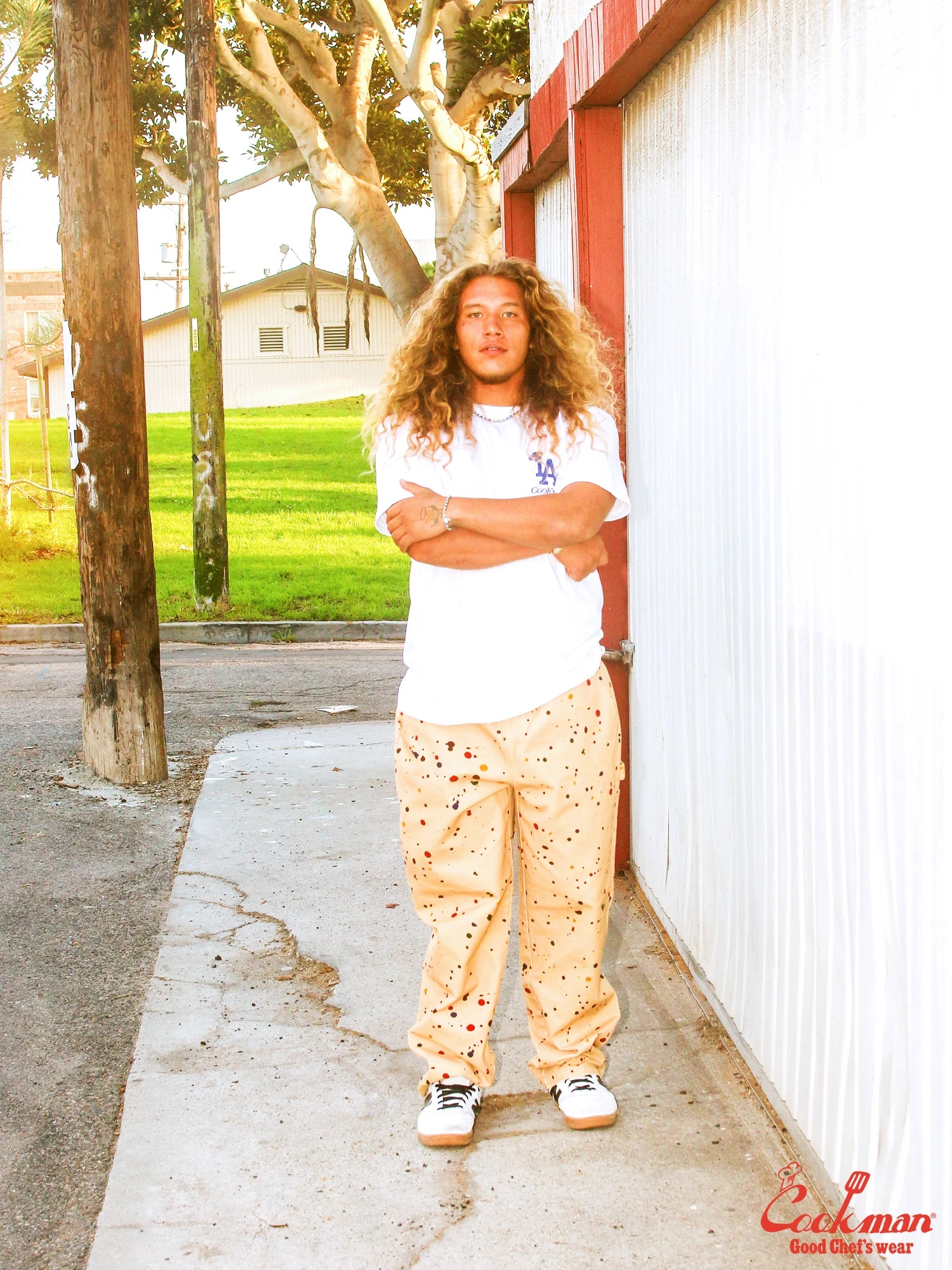 Cookman Carpenter's Pants : Washed duck canvas -  Sauce Splash