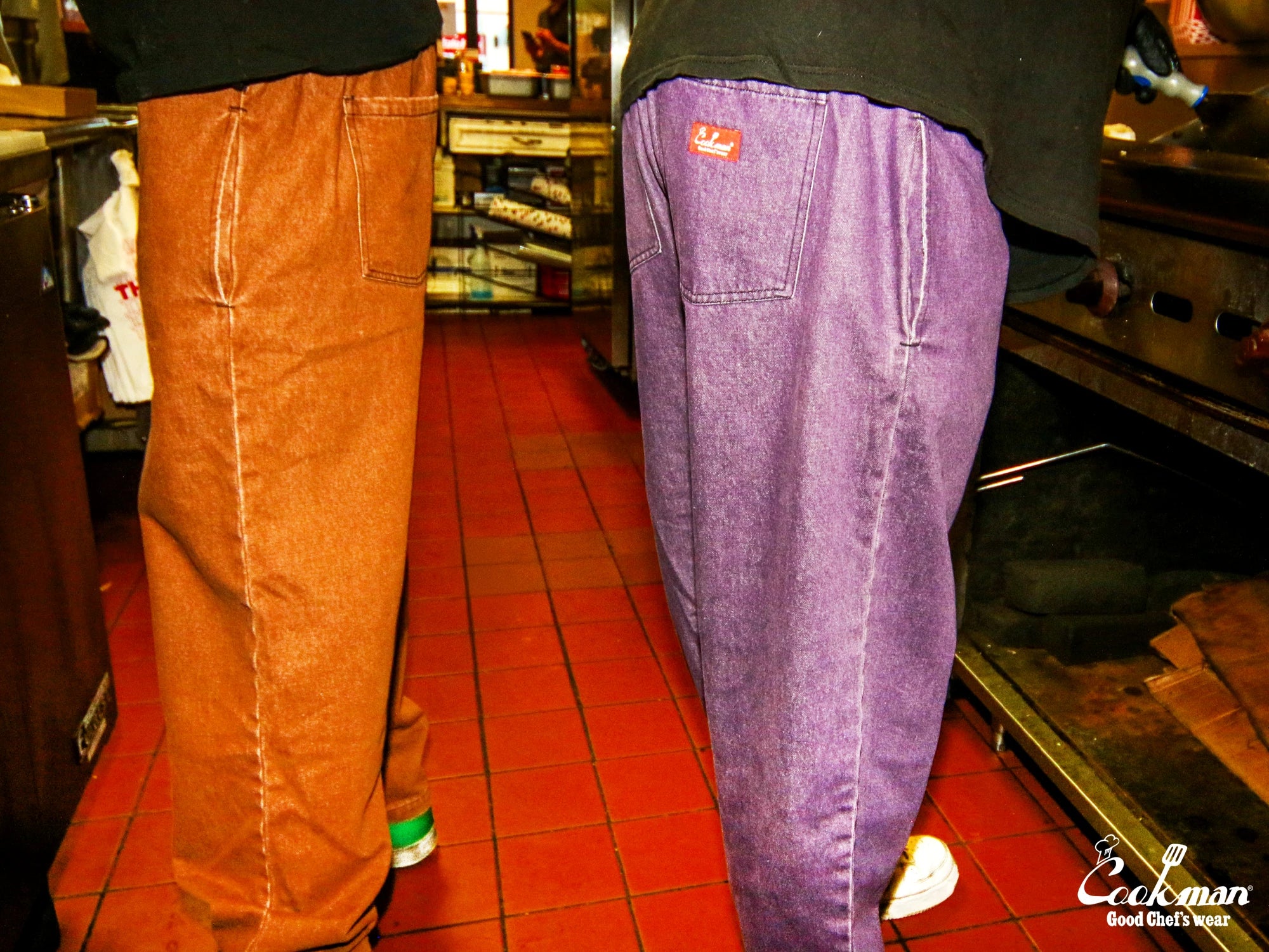 Chef Pants Semiwide - Denim : Brown