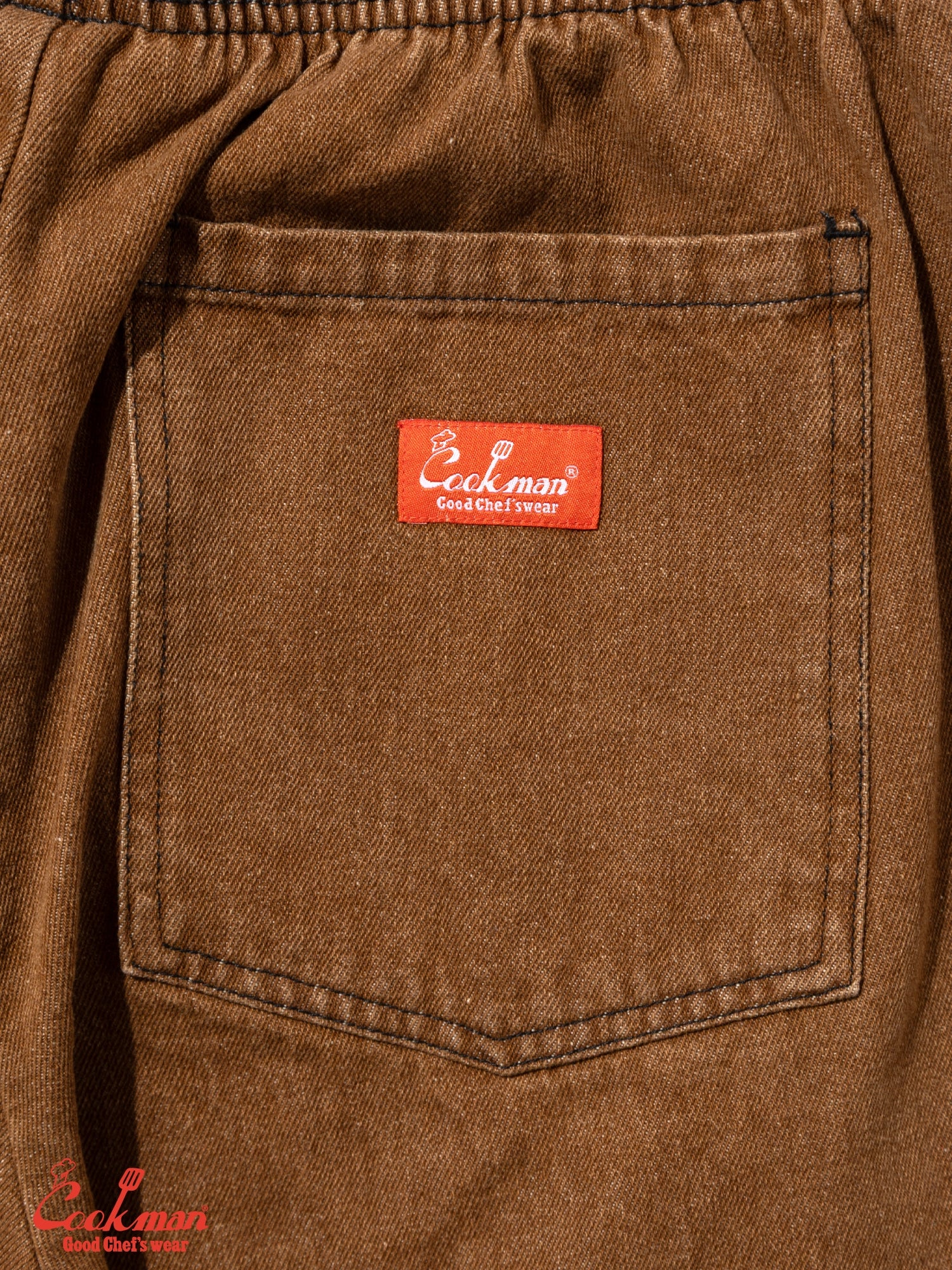 Chef Pants Semiwide - Denim : Brown