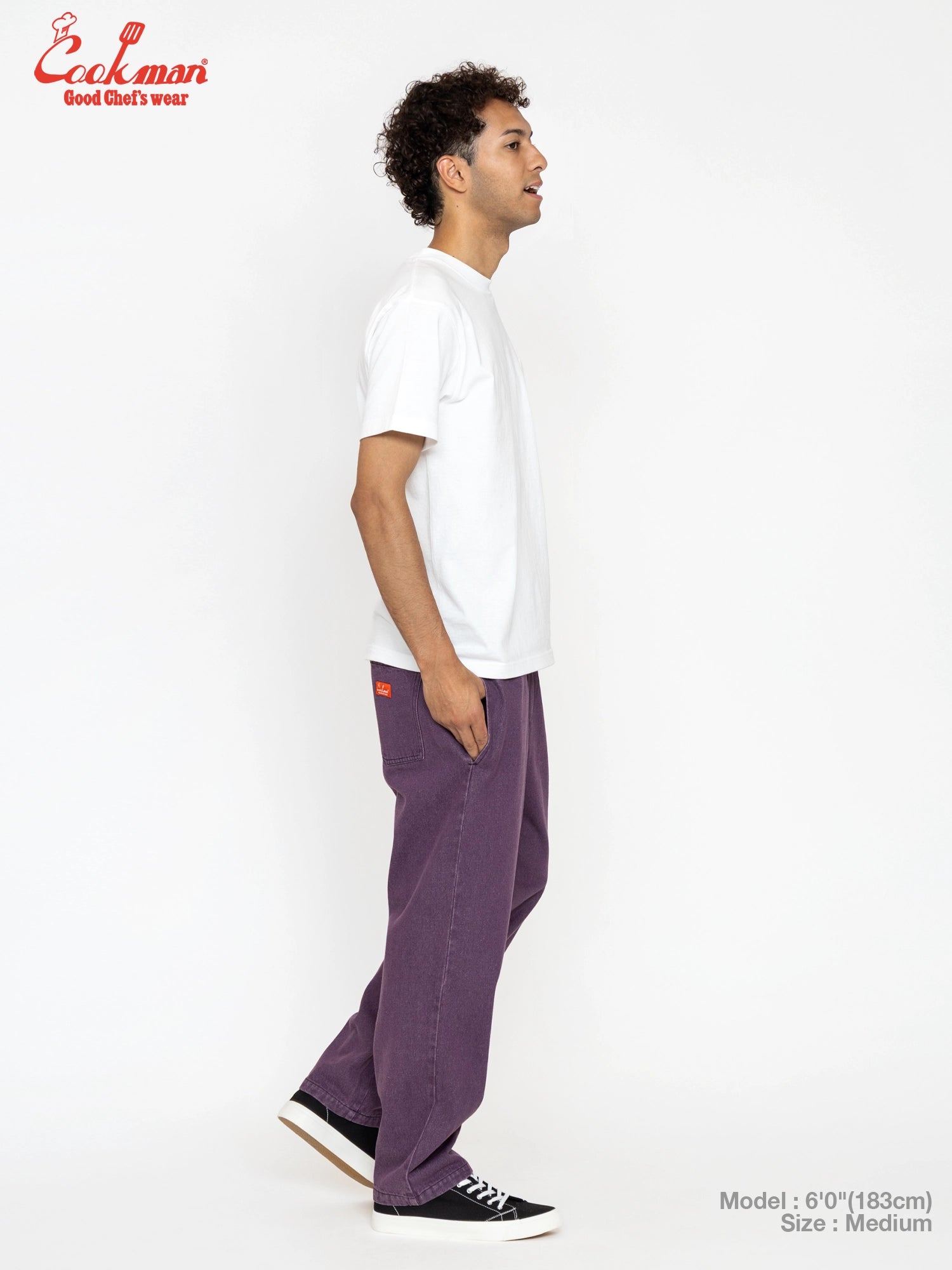 Chef Pants Semiwide - Denim : Purple
