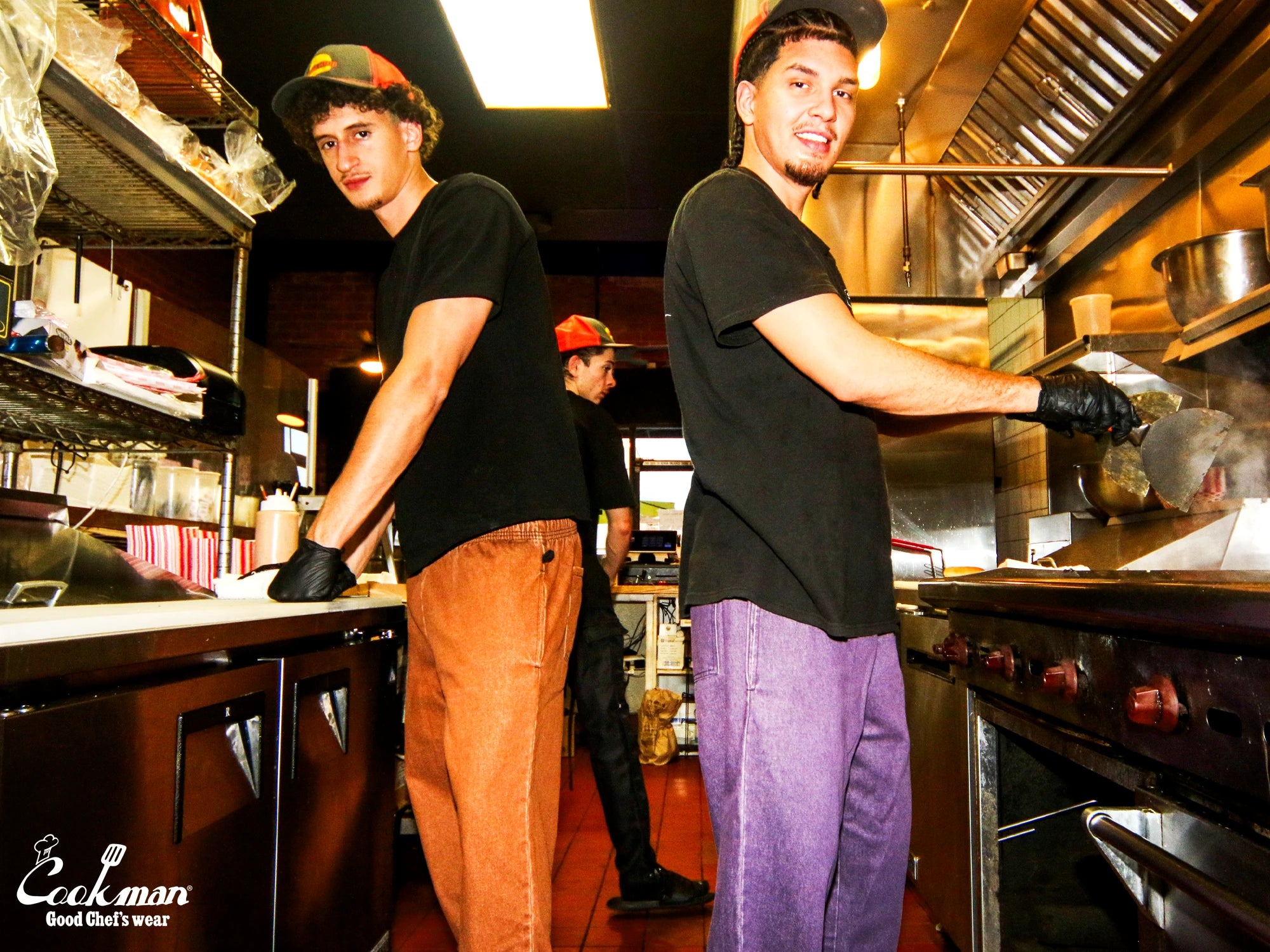 Chef Pants Semiwide - Denim : Purple