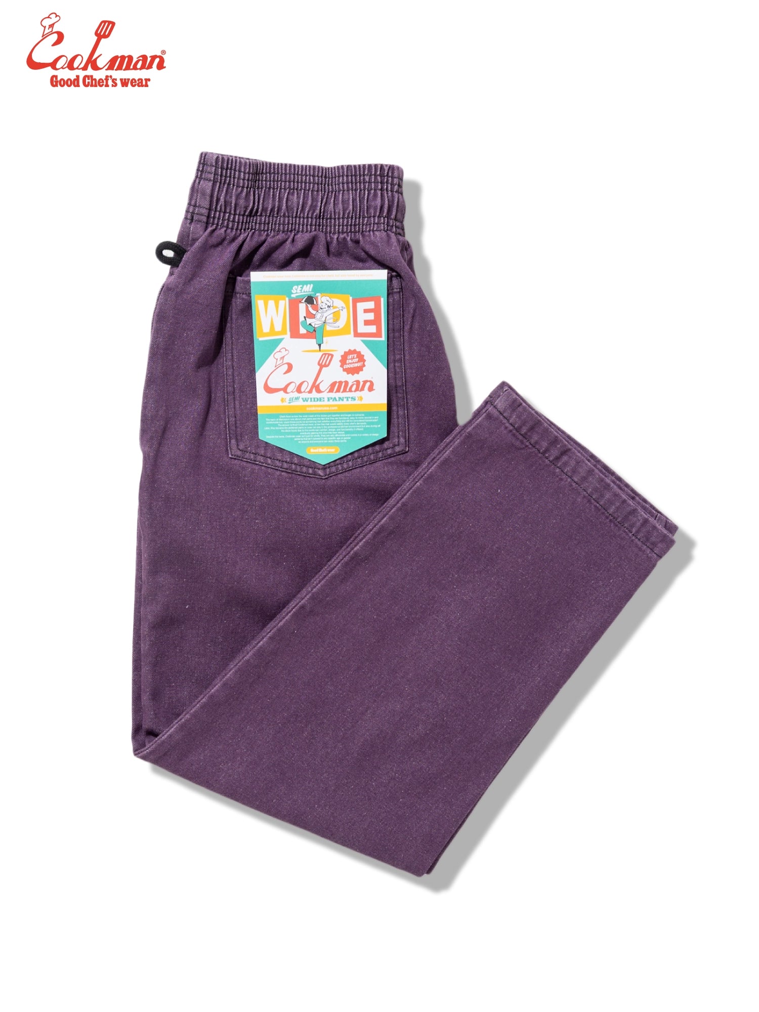 Chef Pants Semiwide - Denim : Purple