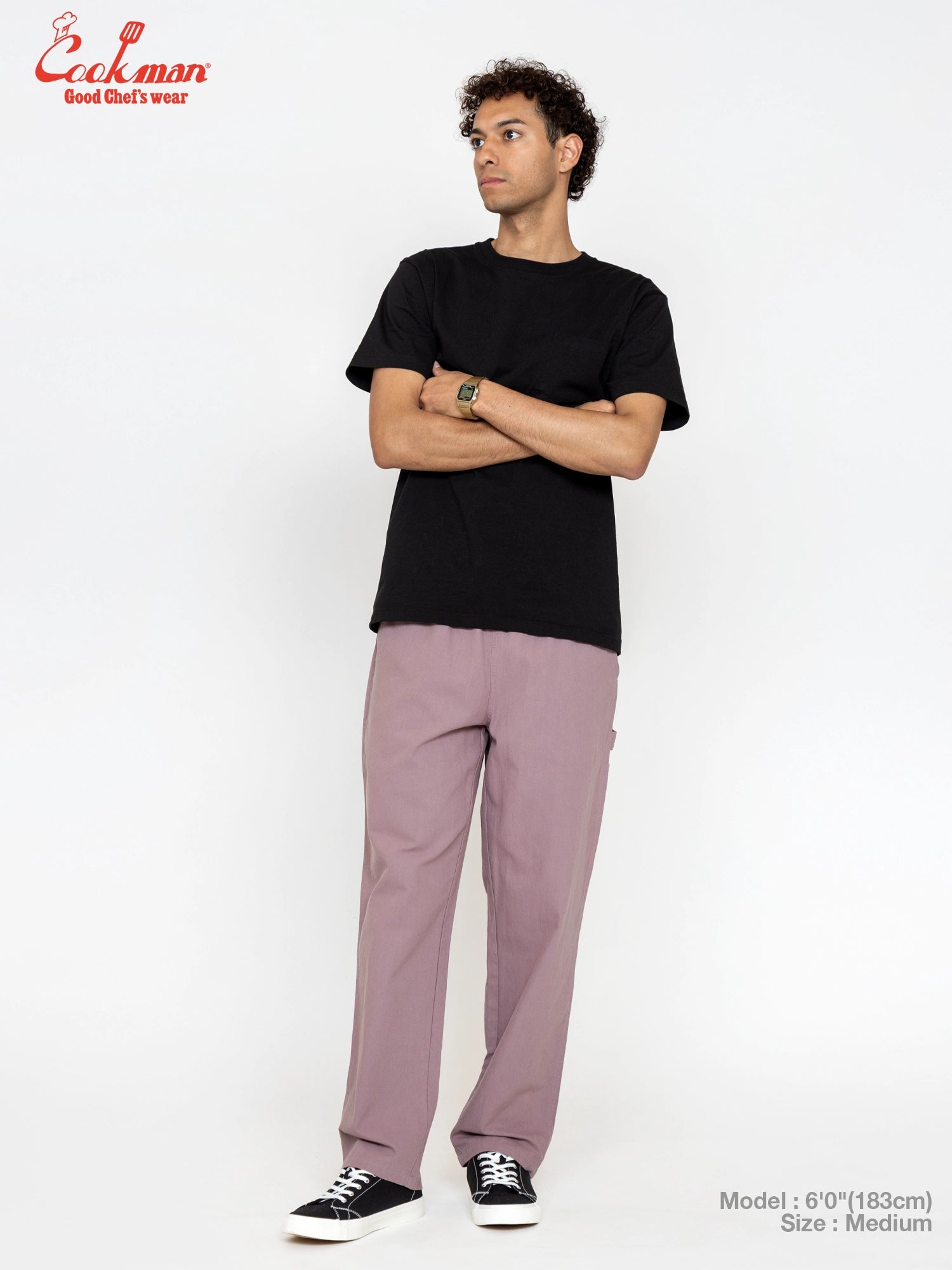Cookman Carpenter's Pants :  Canvas - Grayish Pink