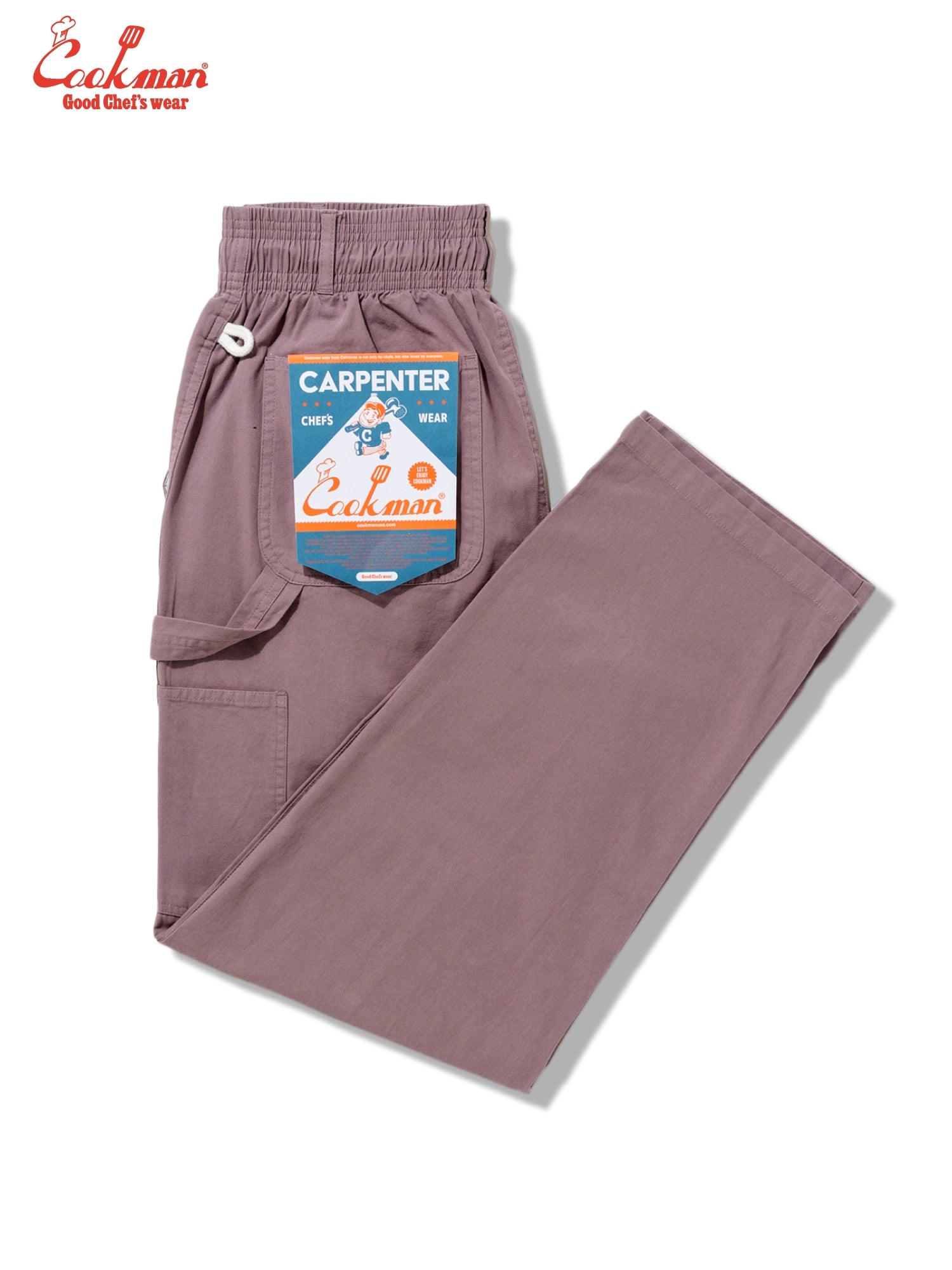 Cookman Carpenter's Pants :  Canvas - Grayish Pink