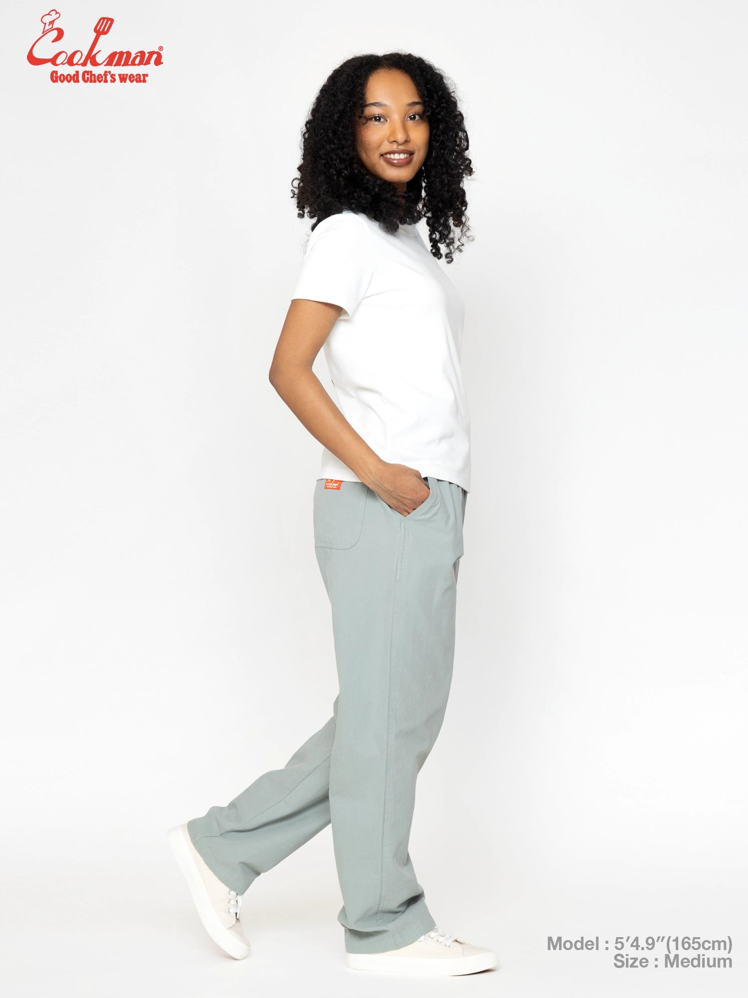 Cookman Carpenter's Pants :  Canvas - Still Water