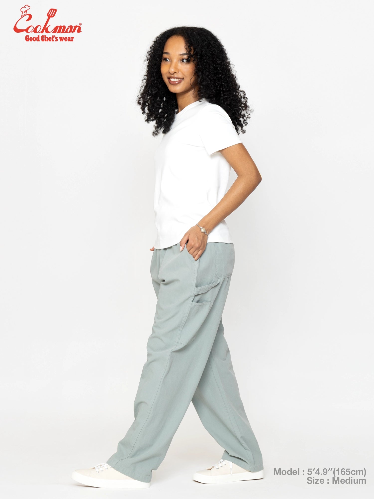 Cookman Carpenter's Pants :  Canvas - Still Water