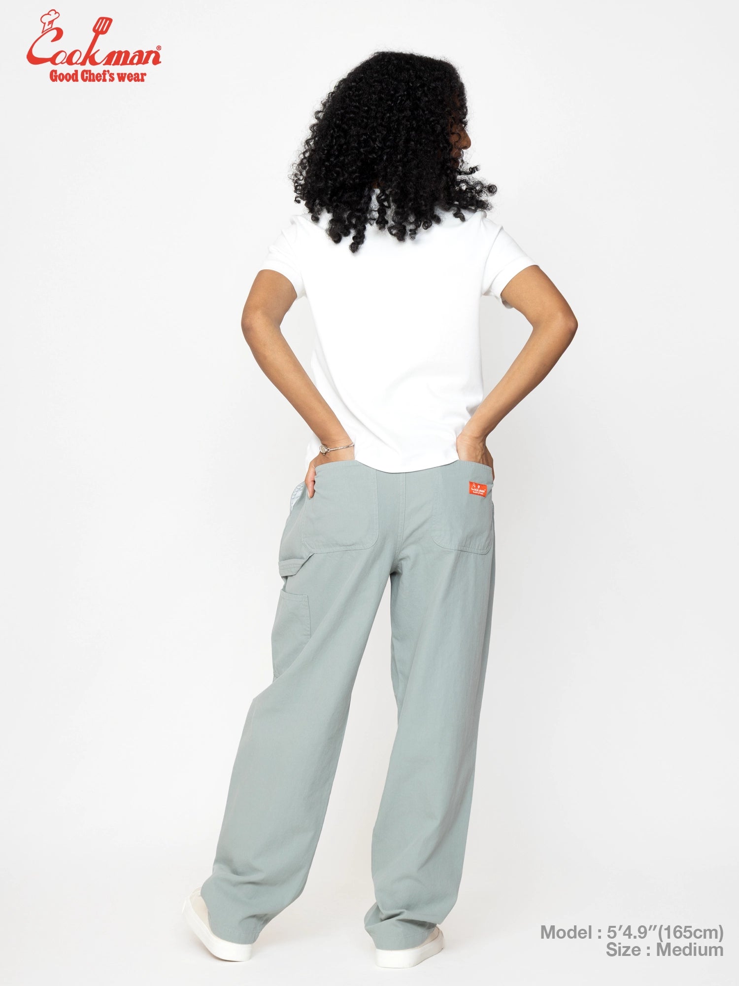Cookman Carpenter's Pants :  Canvas - Still Water