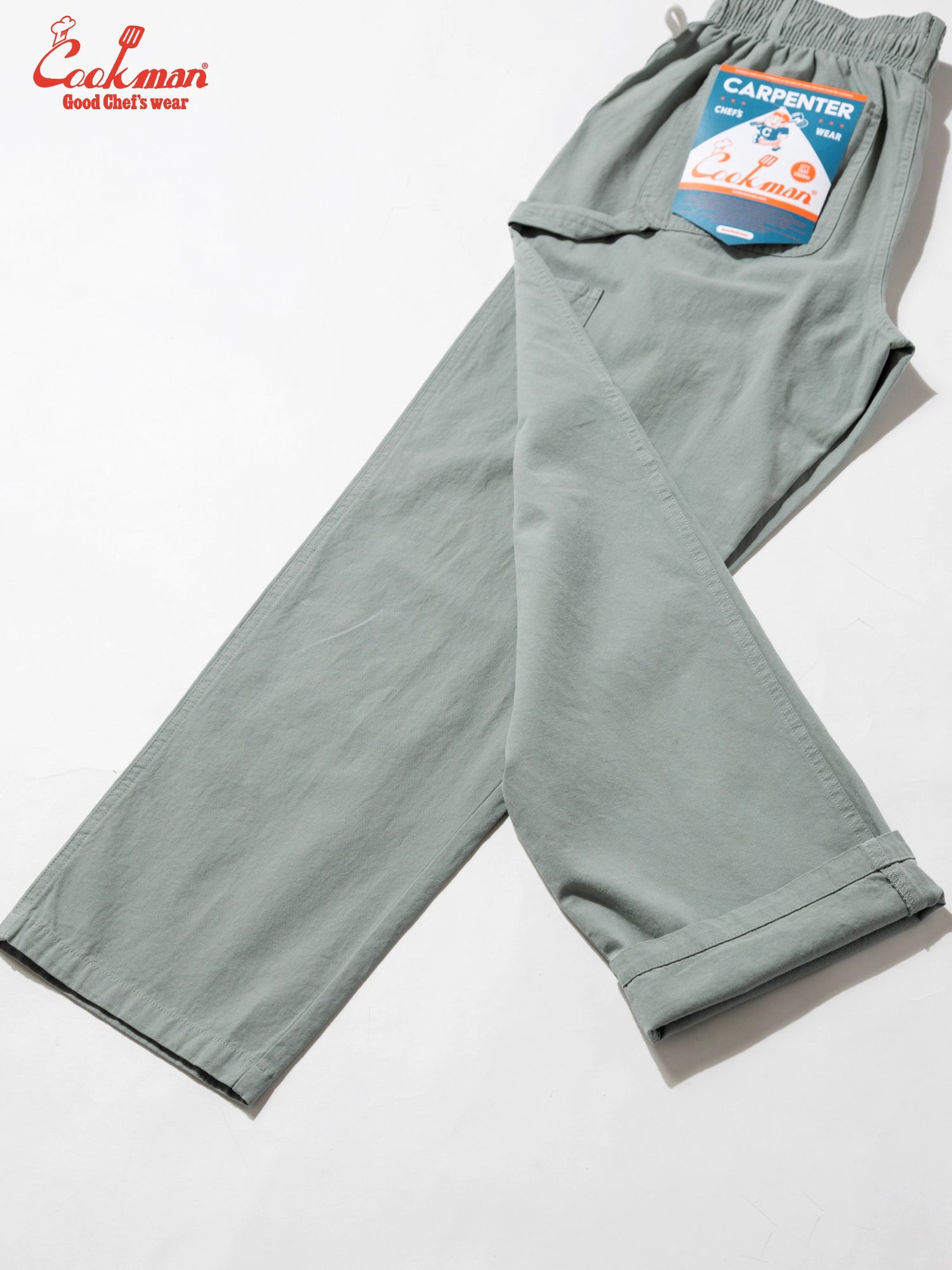 Cookman Carpenter's Pants :  Canvas - Still Water