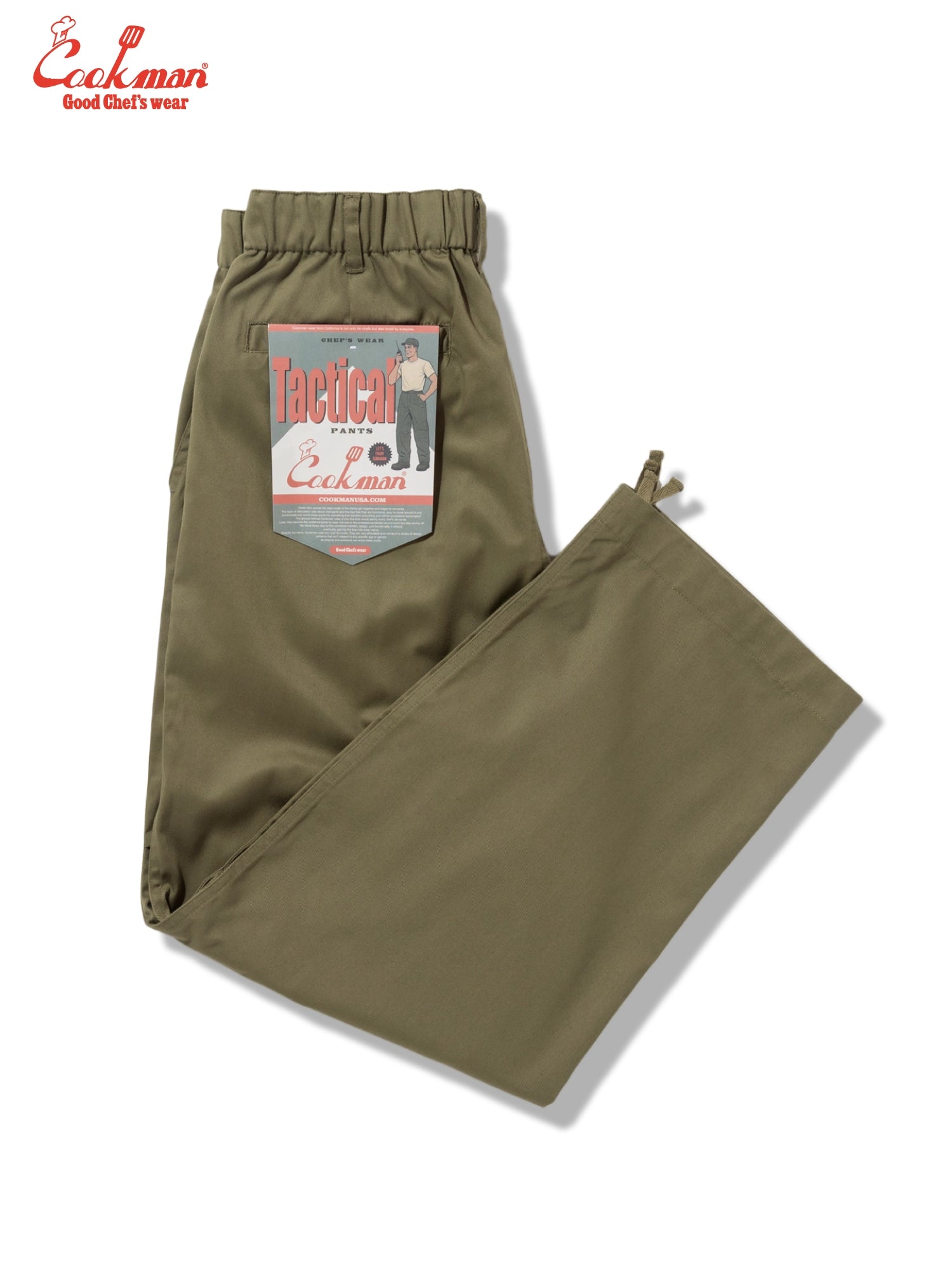 Cookman Tactical Pants - Olive Green