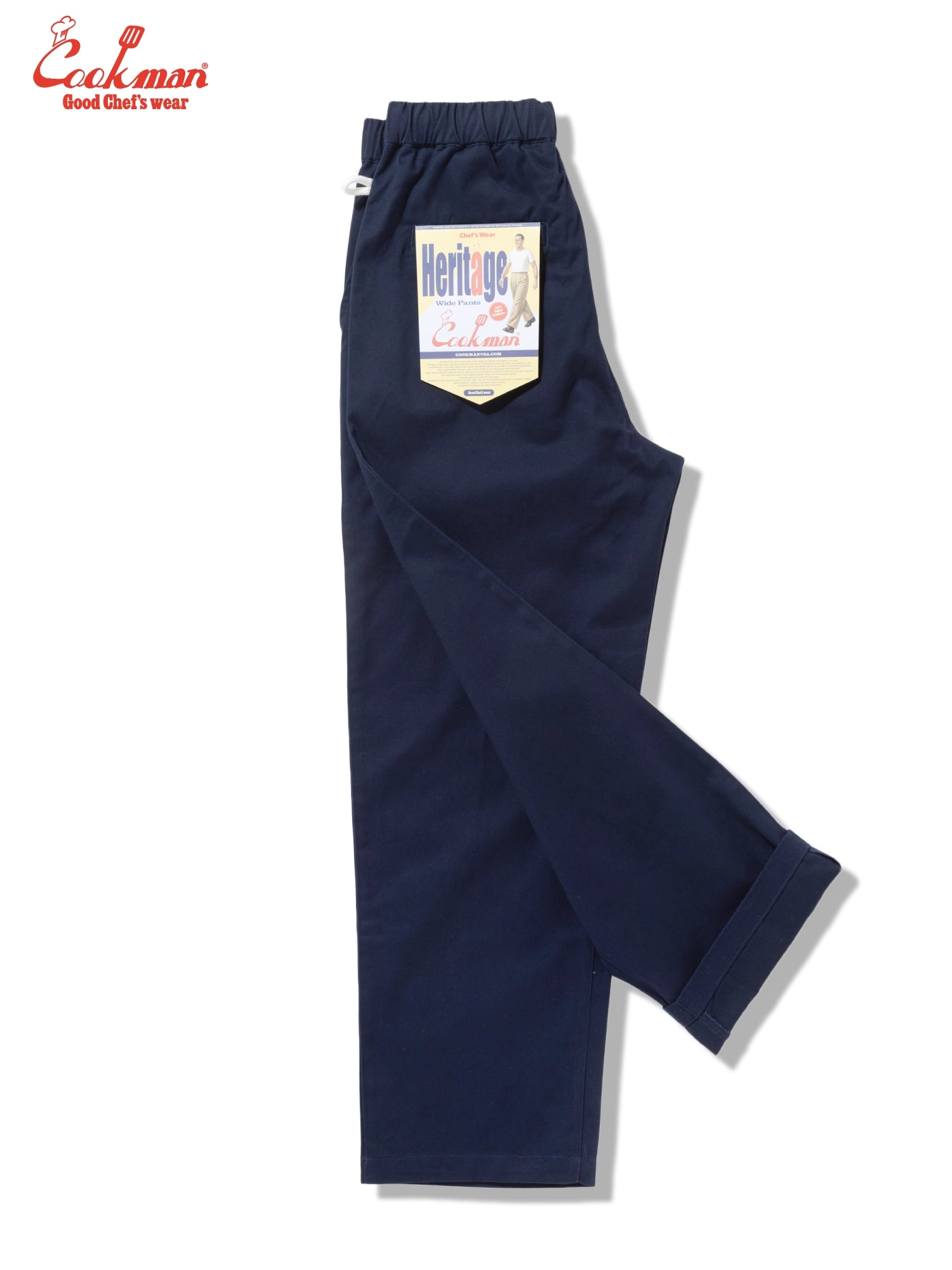 Cookman Heritage Wide Pants Heavy Twill - Navy