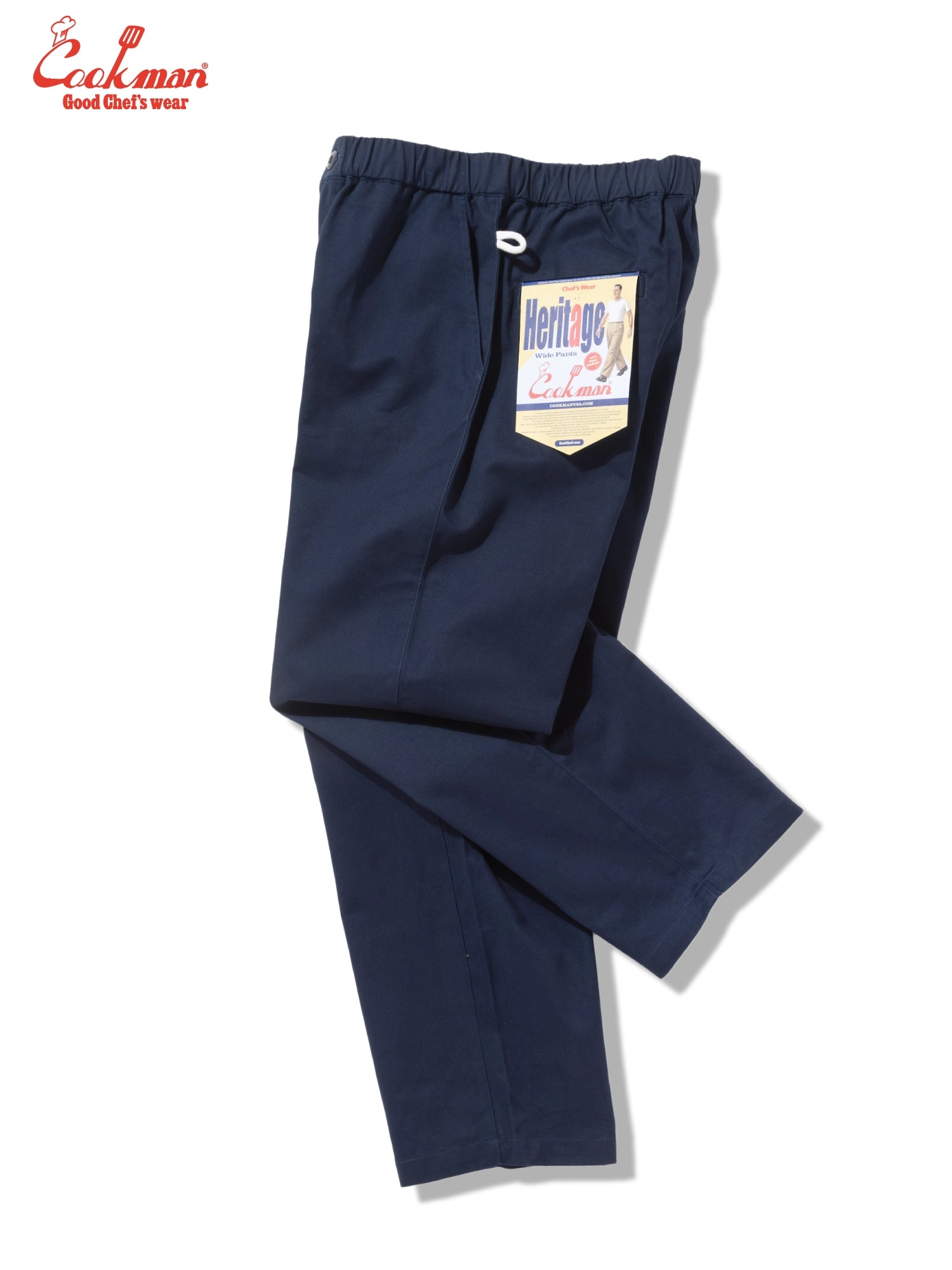 Cookman Heritage Wide Pants Heavy Twill - Navy