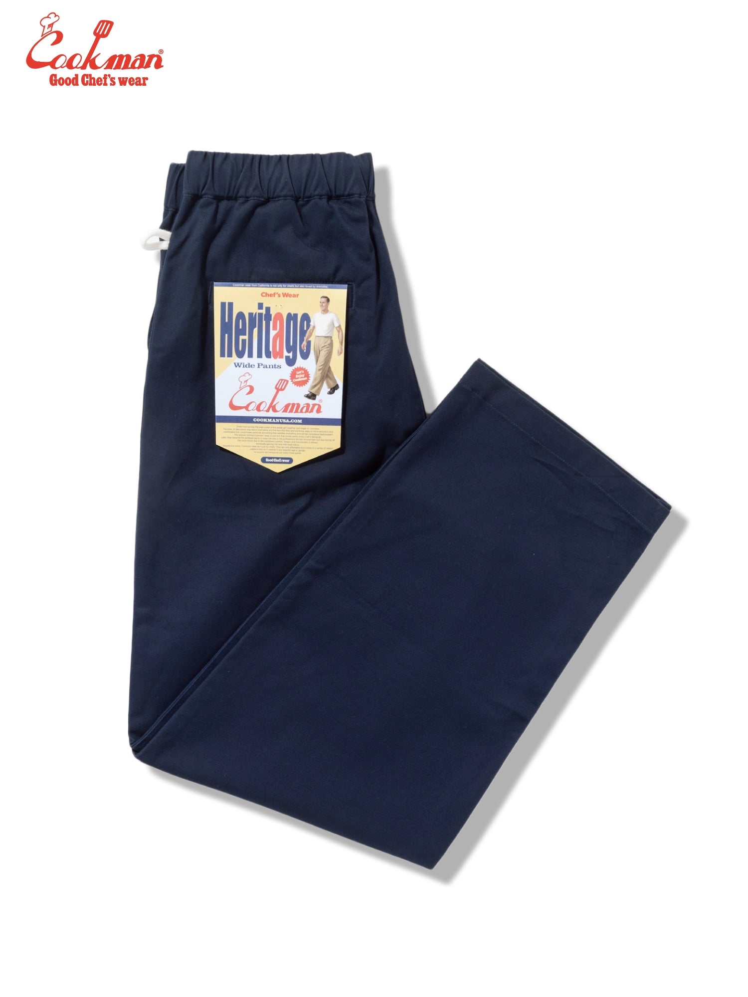 Cookman Heritage Wide Pants Heavy Twill - Navy