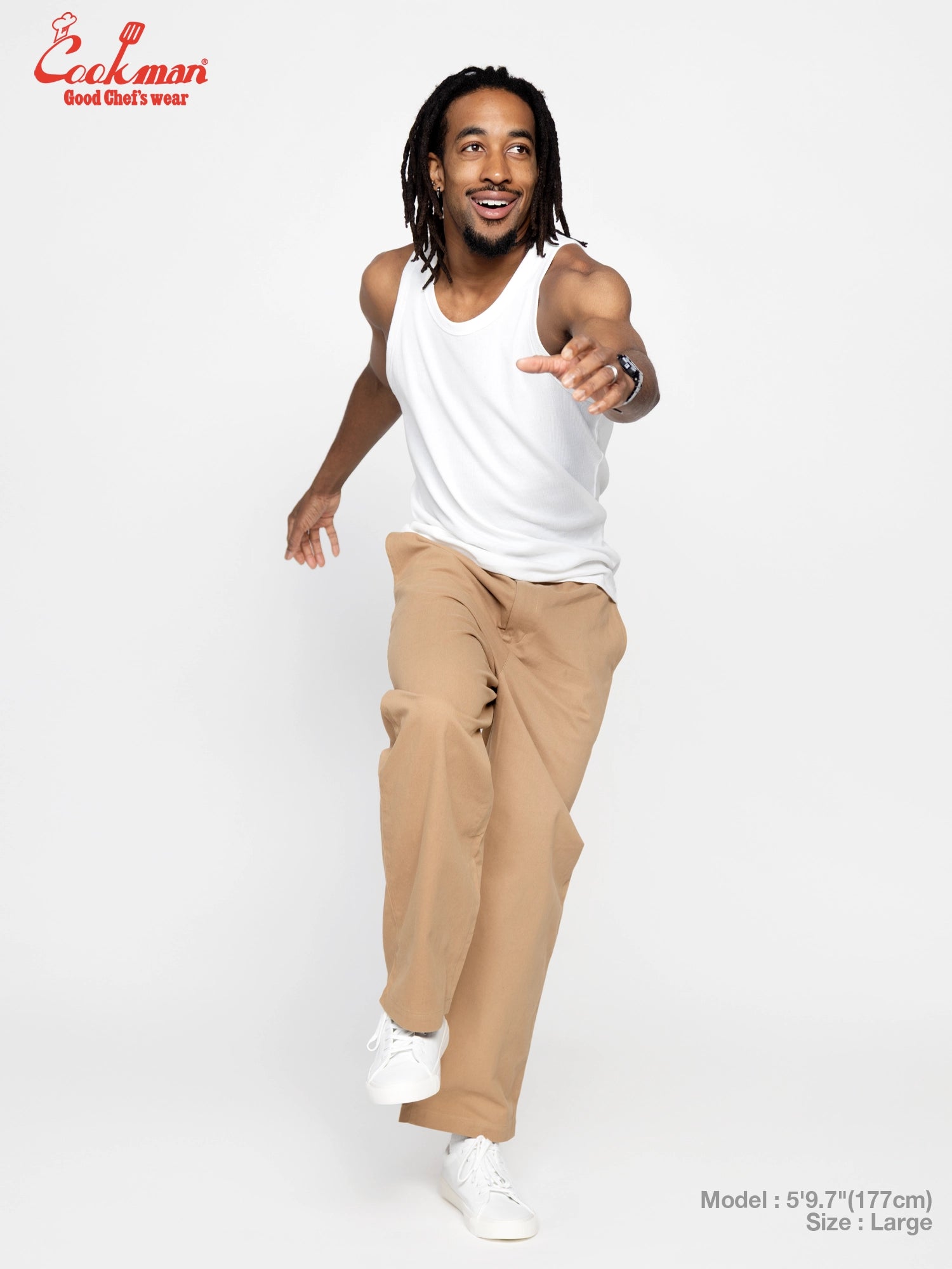 Cookman Heritage Wide Pants Heavy Twill - Beige