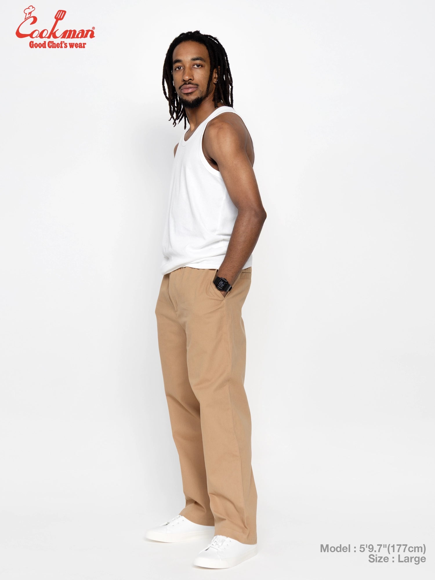 Cookman Heritage Wide Pants Heavy Twill - Beige