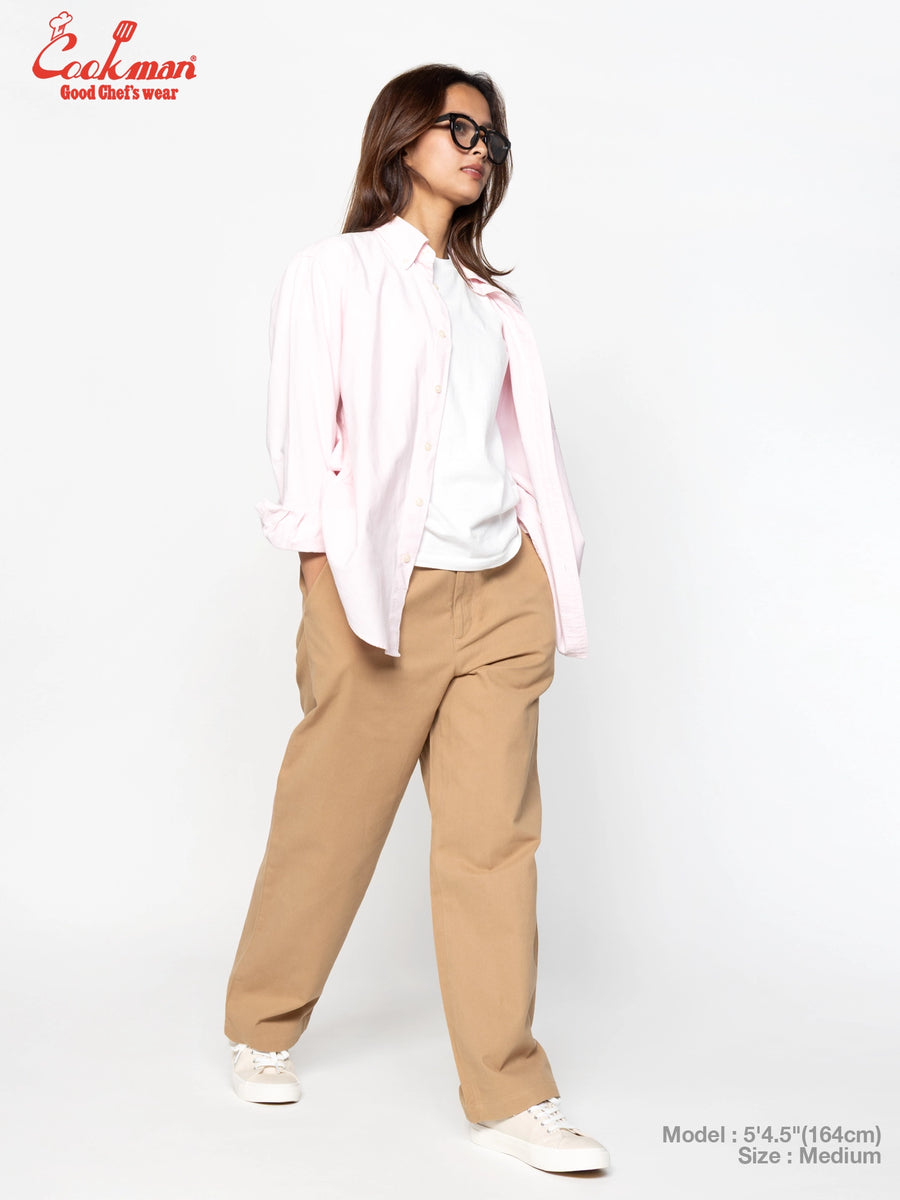 Heritage Wide Pants Heavy Twill - Beige