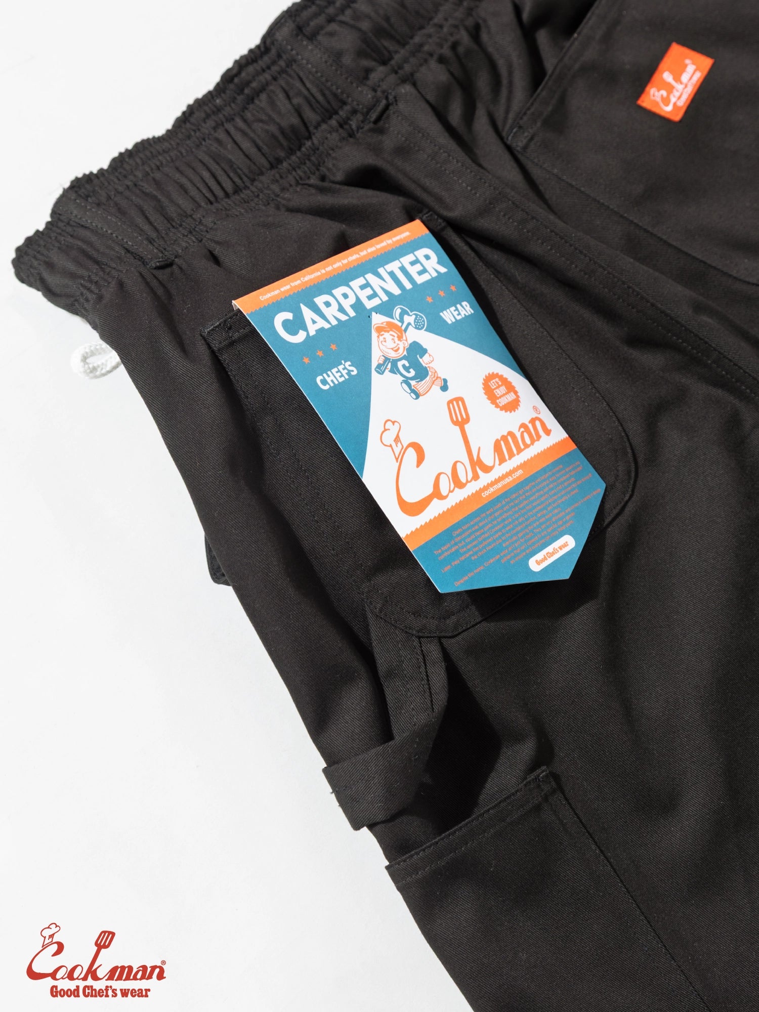 Carpenter's Pants Short : Heavy twill - Black