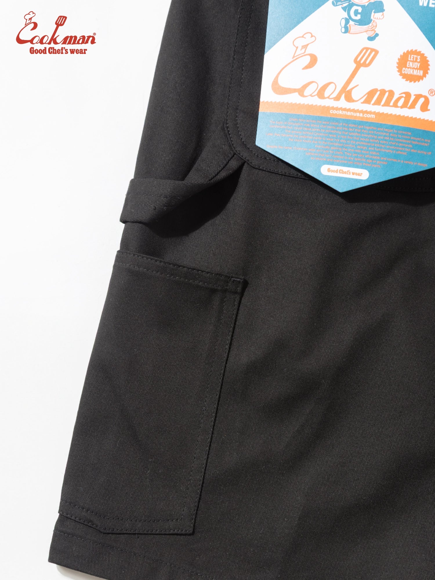 Carpenter's Pants Short : Heavy twill - Black