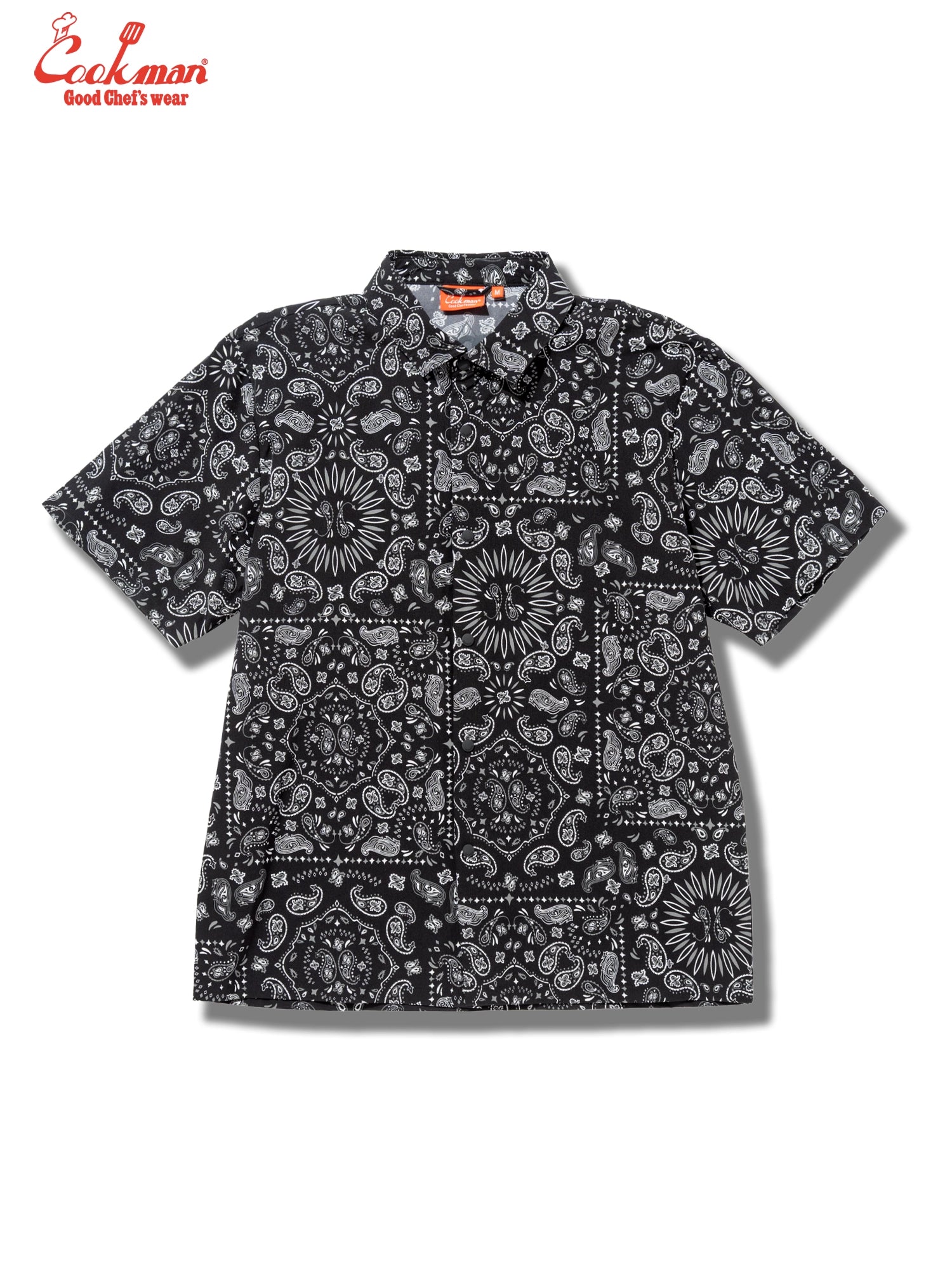 Work Shirts Short Sleeve Light -  Paisley : Black