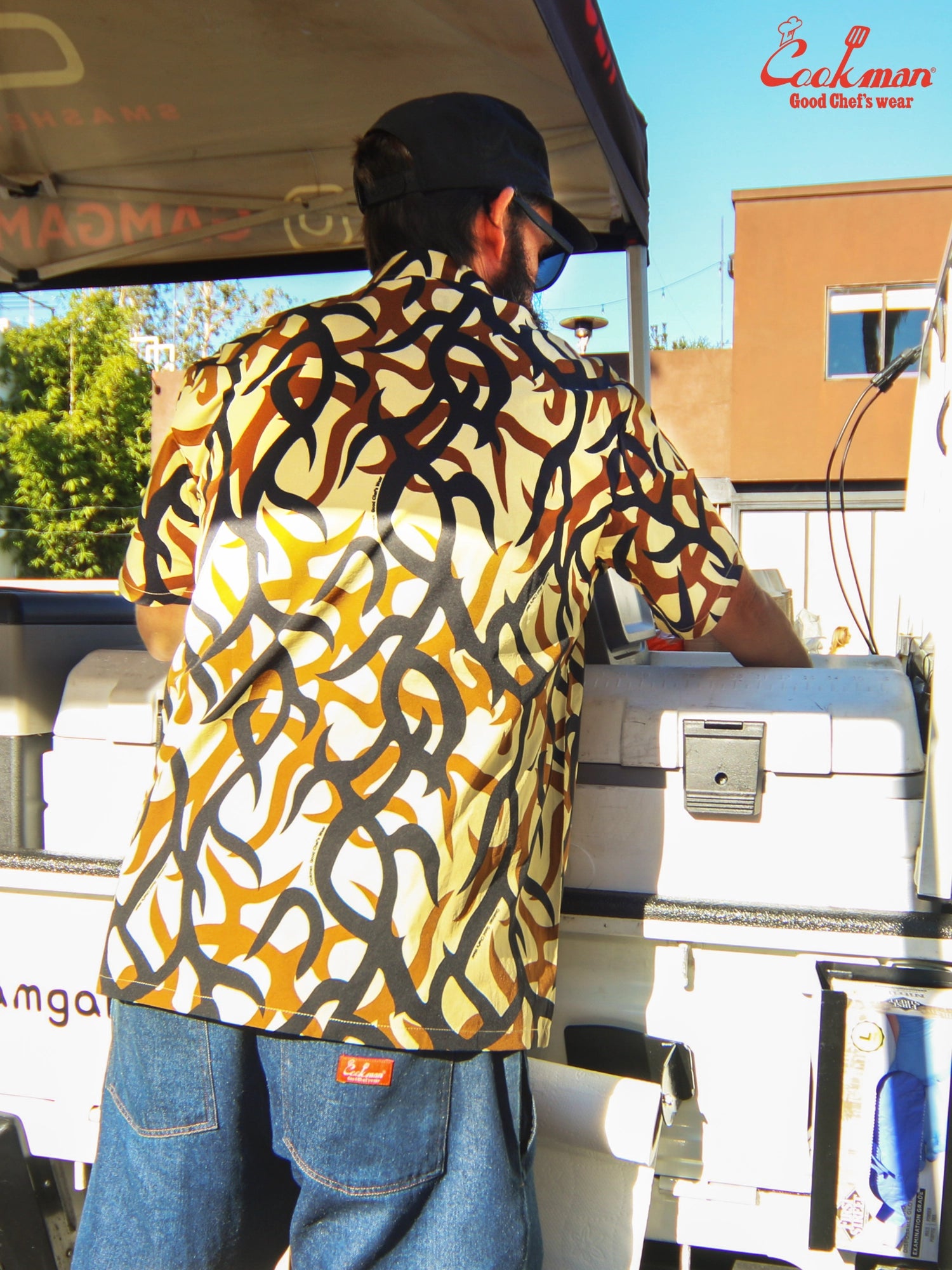 Work Shirts Short Sleeve Light - Tribal Camo : Beige
