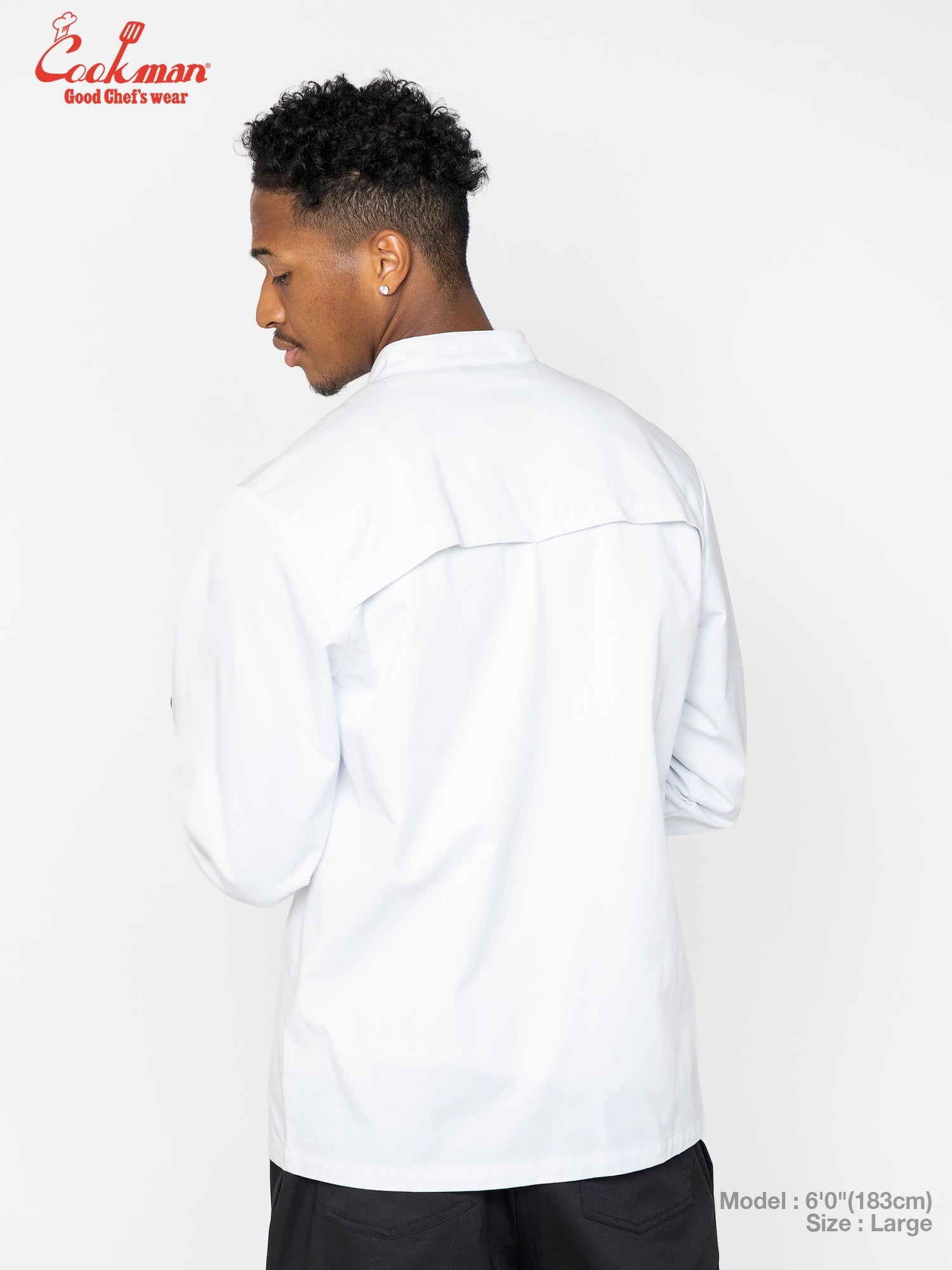 Chef Coat Long Sleeve Vented : White