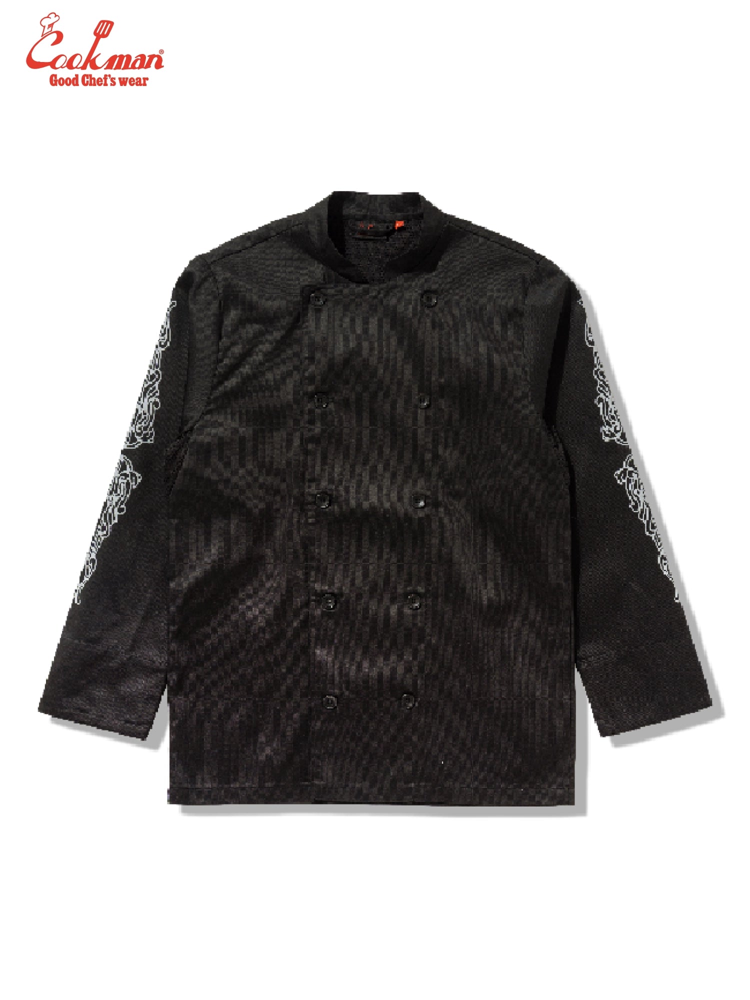 Chef Coat Long Sleeve Vented - Cutlery : Black