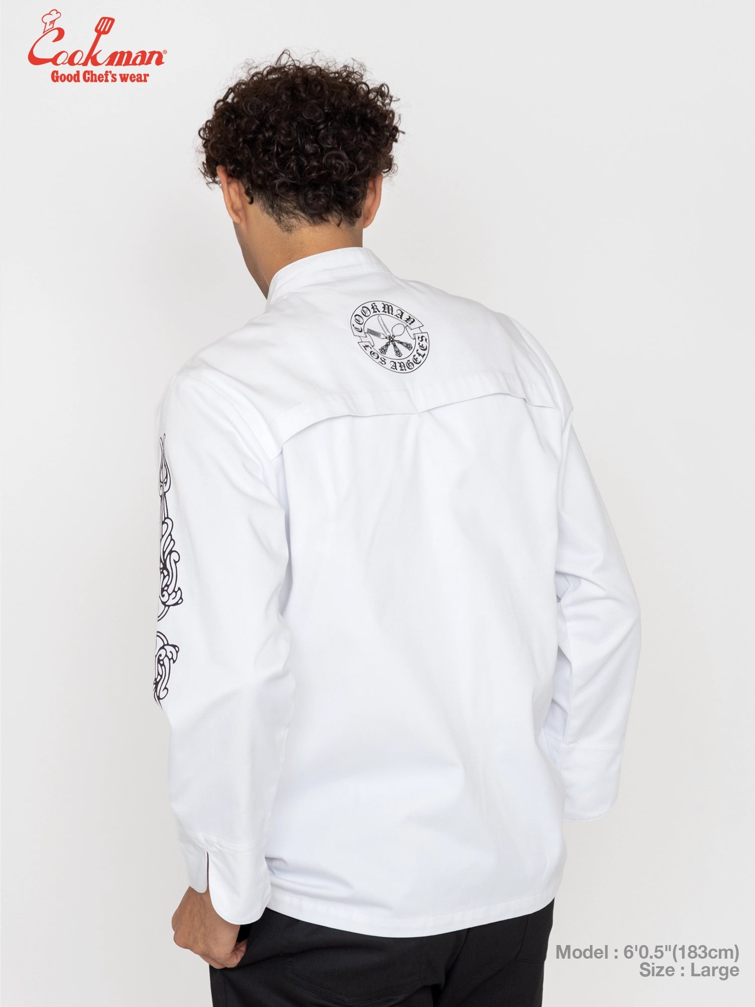Chef Coat Long Sleeve Vented - Cutlery : White