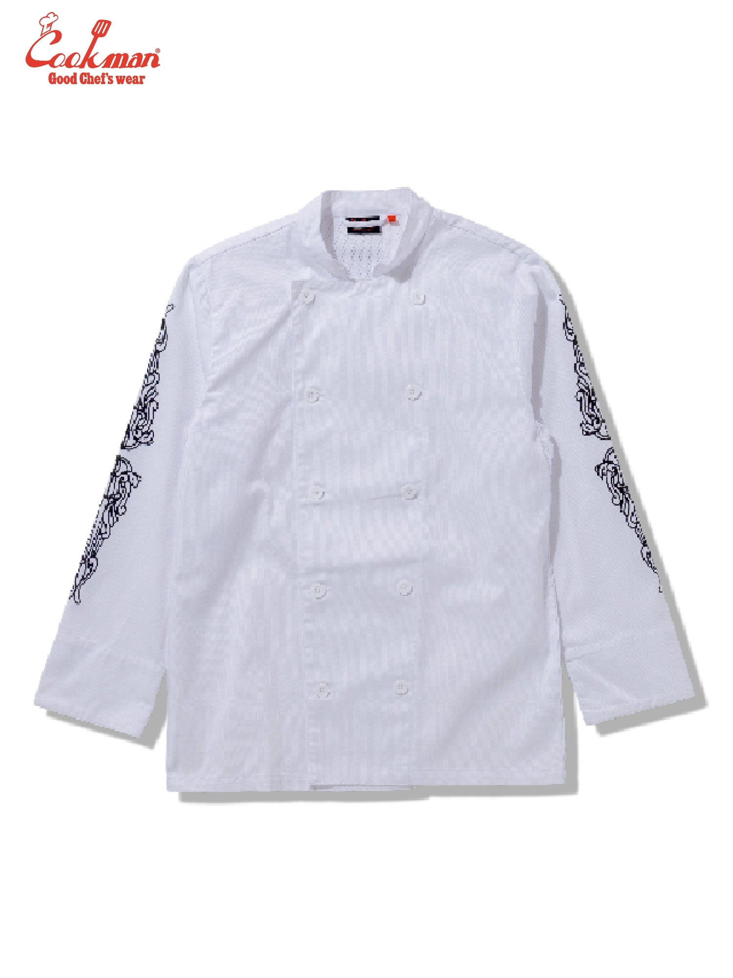 Chef Coat Long Sleeve Vented - Cutlery : White