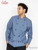Chef Coat Long Sleeve Vented - Chambray : Blue