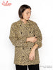 Chef Coat Long Sleeve Vented - Leopard : beige