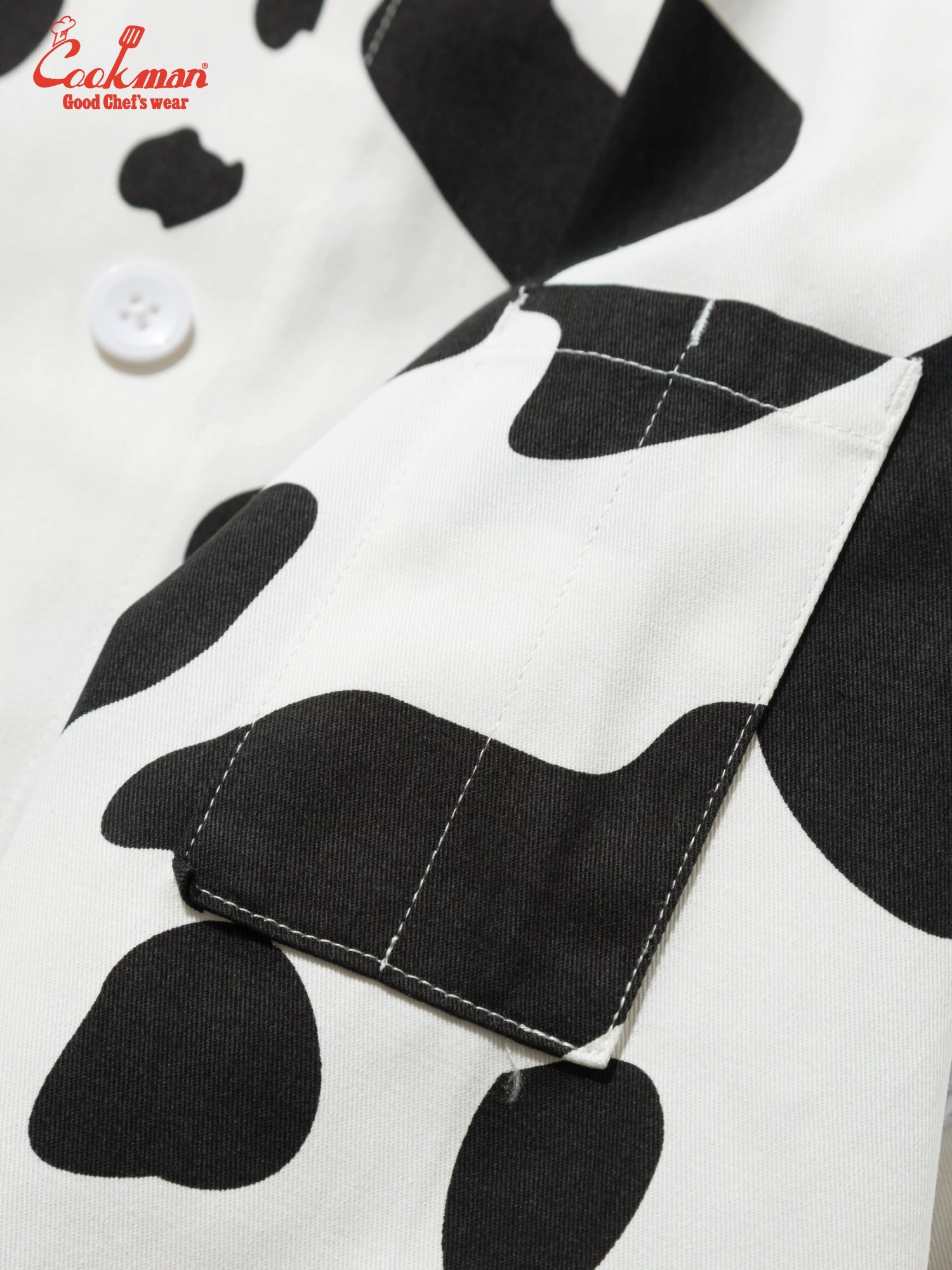 Cookman Chef Coat Long Sleeve Vented - Cow : White